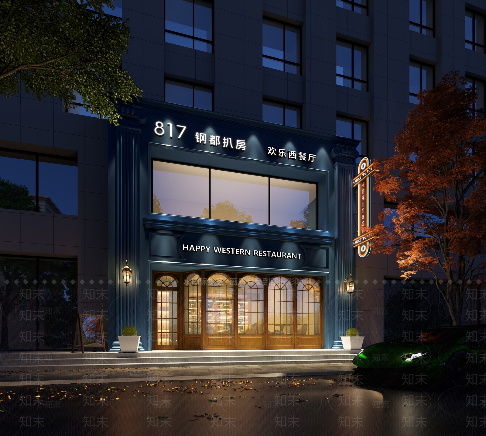 欧式美式其他商业空间3D模型下载【ID:1202497660】