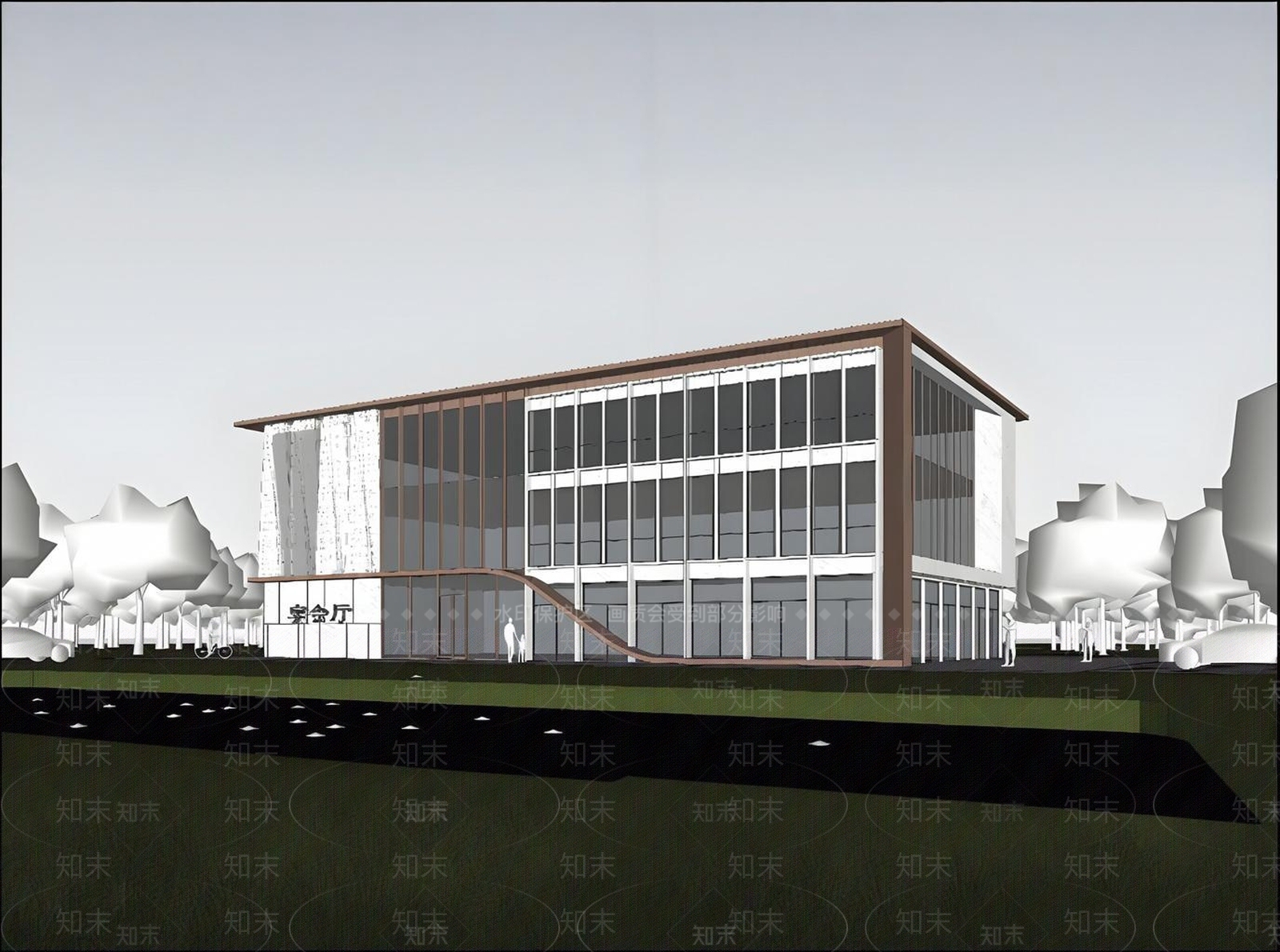 现代小公建SU模型下载【ID:1202501846】