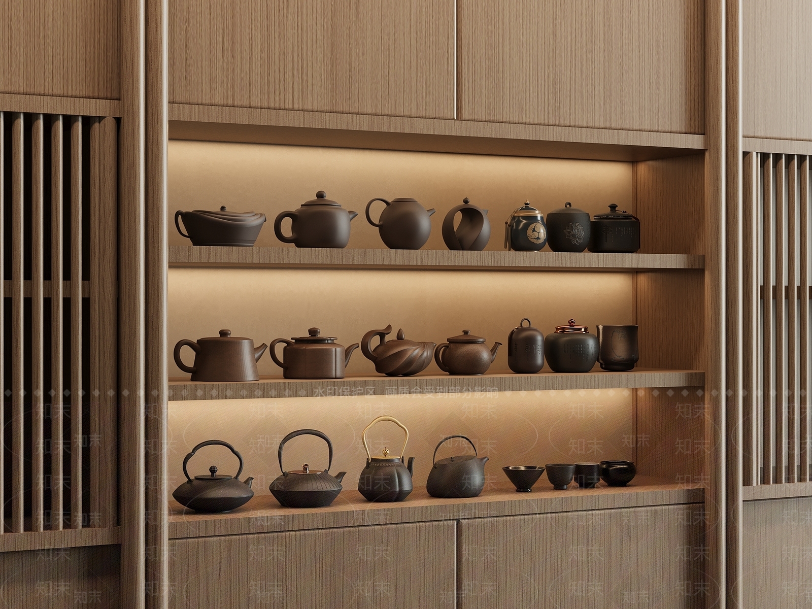 茶具3D模型下载【ID:1202508123】