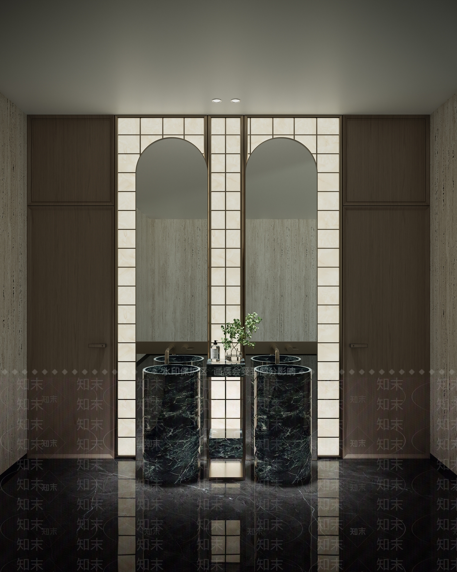 现代轻奢卫生间3D模型下载【ID:1202508514】