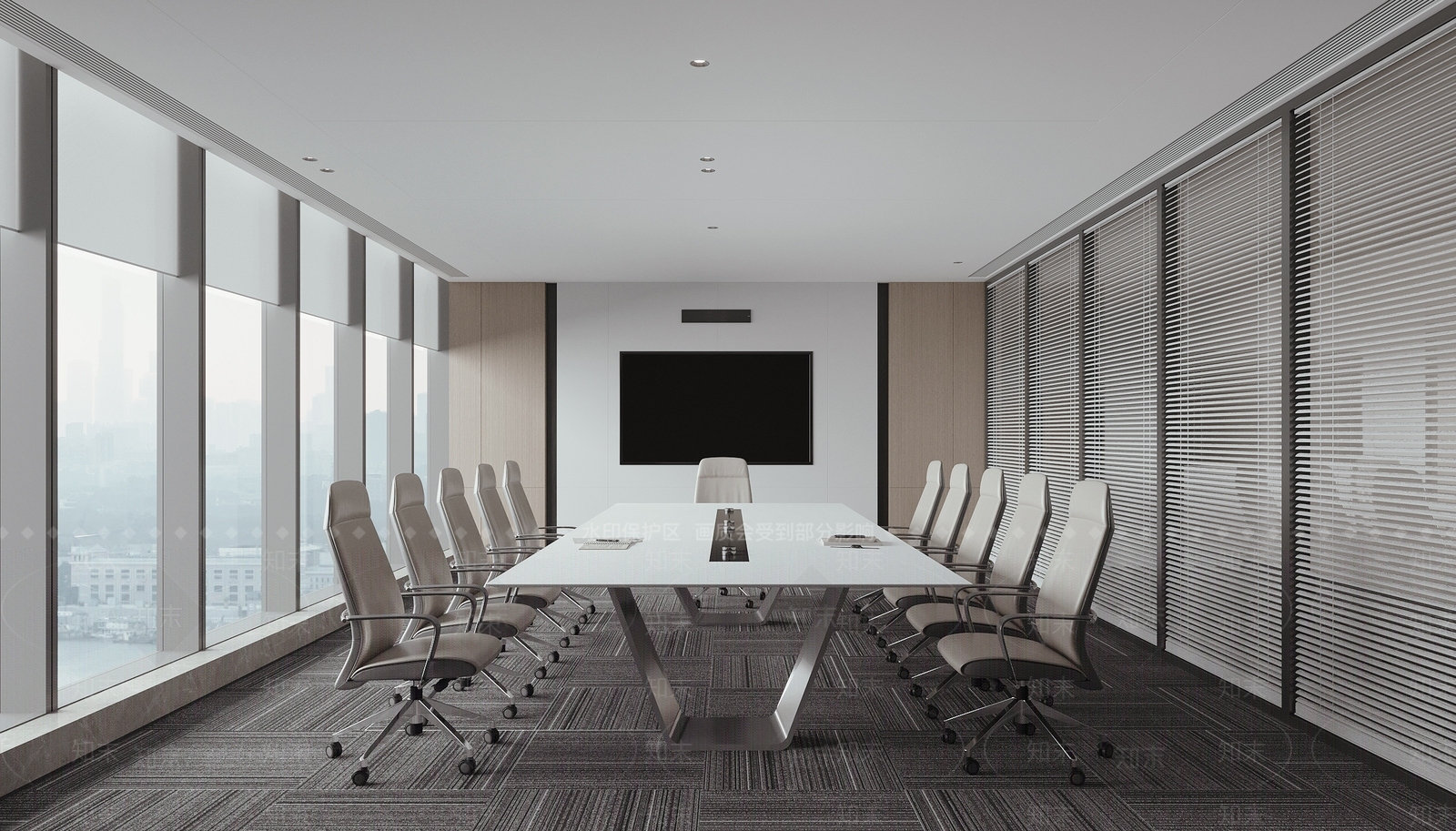 现代会议室SU模型下载【ID:1202510144】