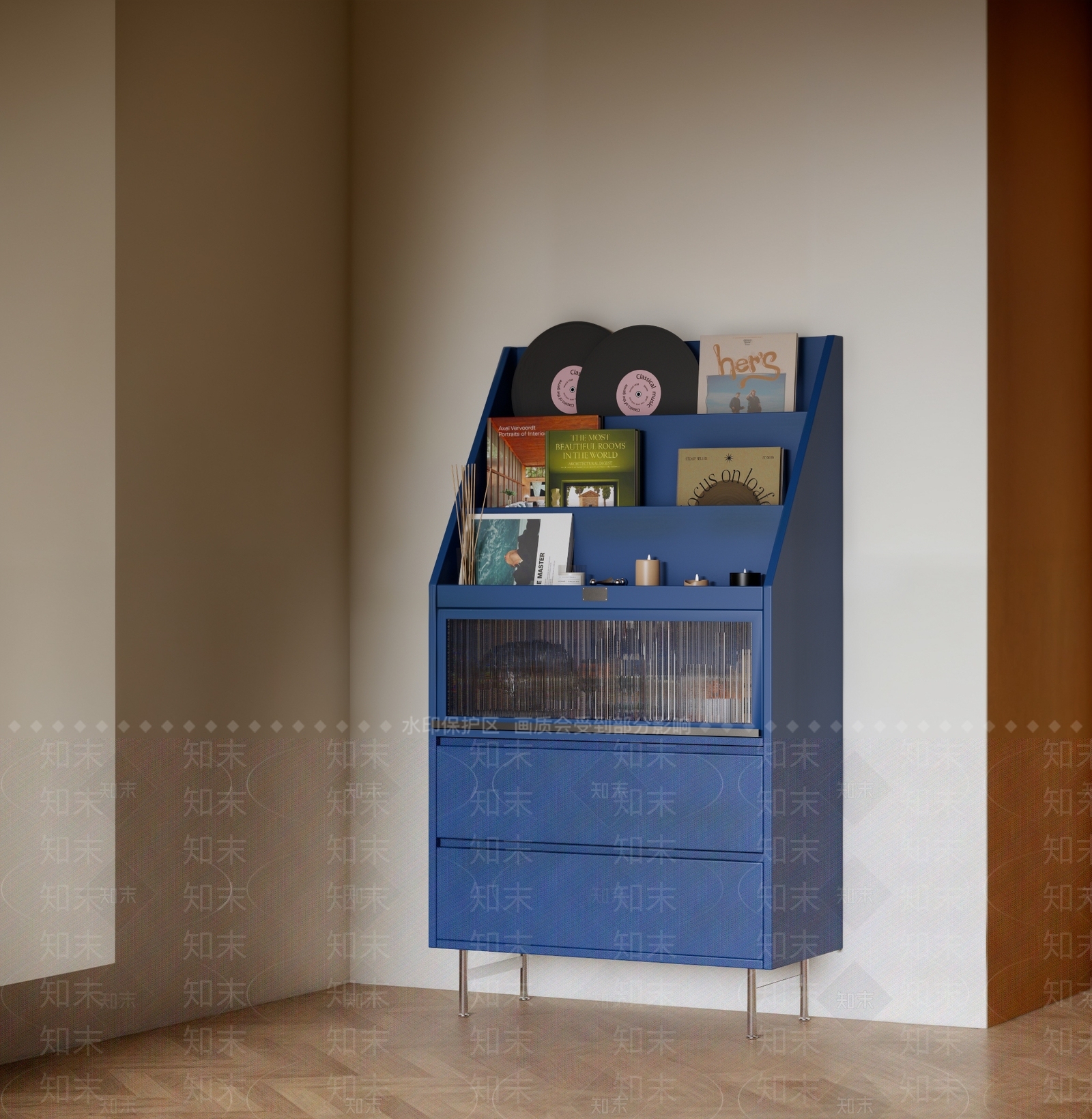 中古侘寂储物柜SU模型下载【ID:1202511593】