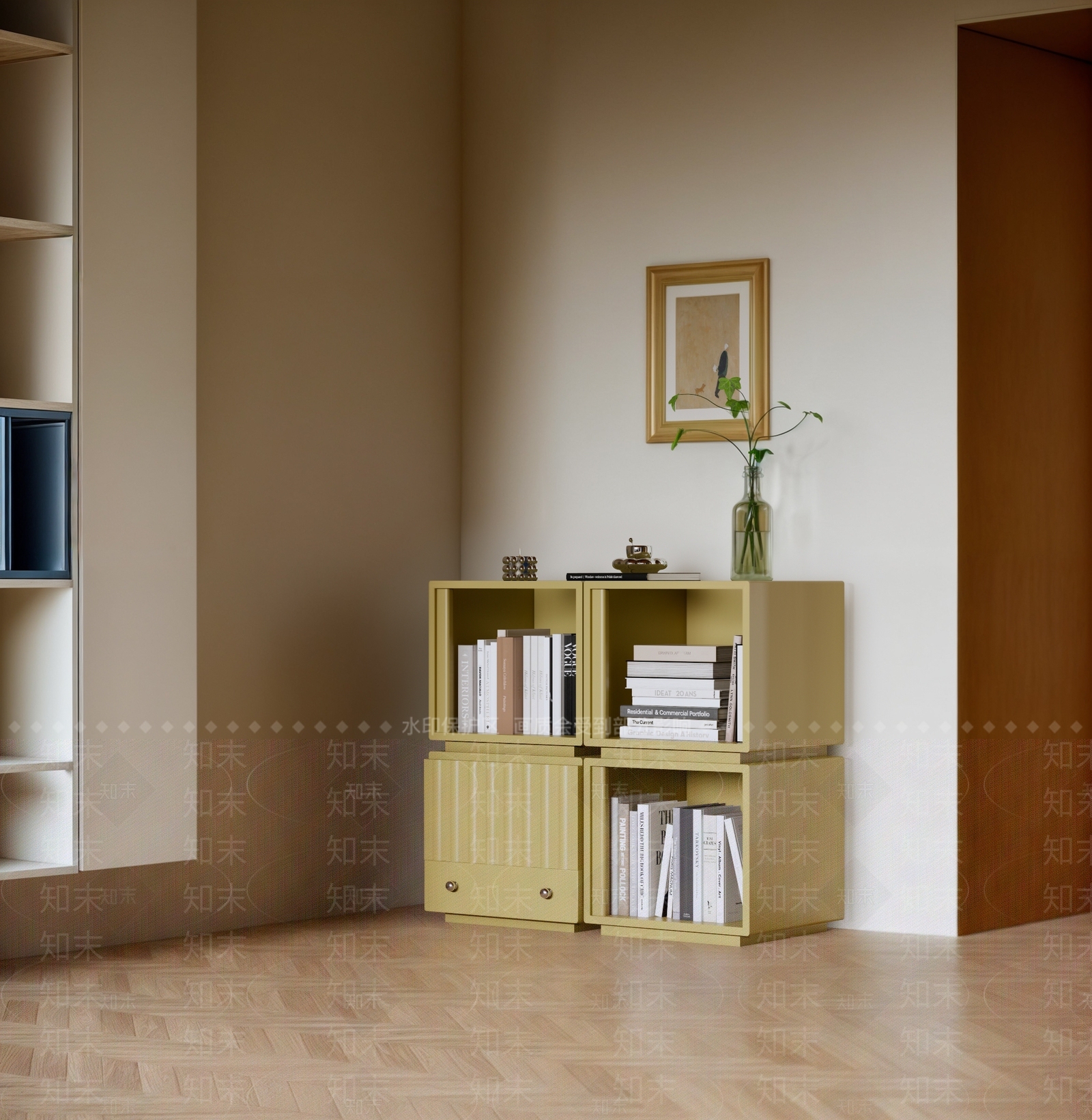 中古侘寂储物柜SU模型下载【ID:1202512401】