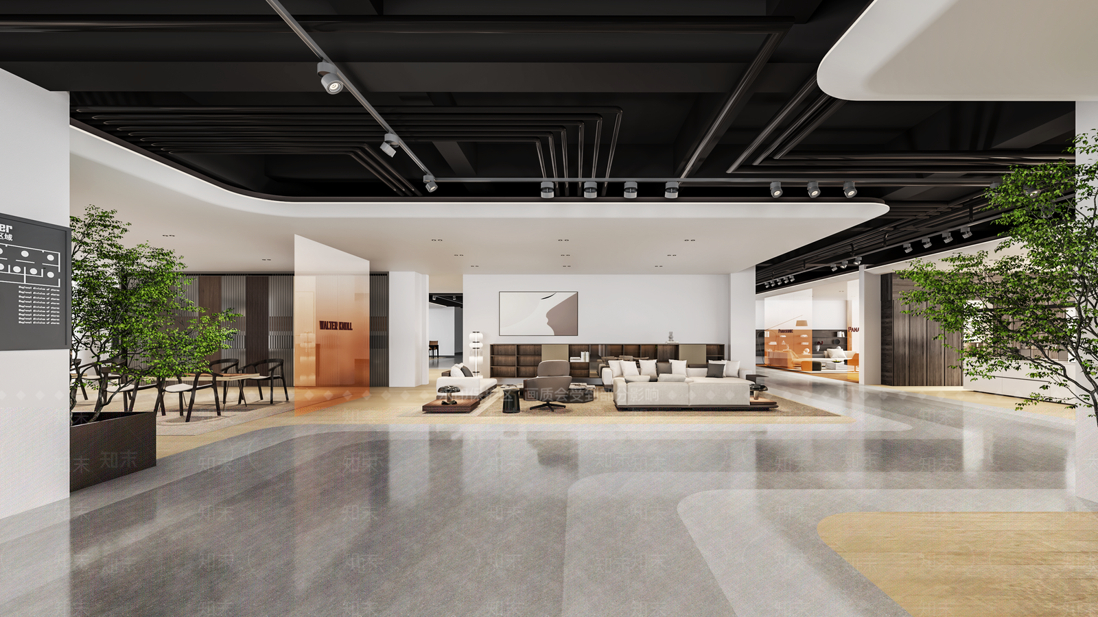 现代家具展厅SU模型下载【ID:1202514160】