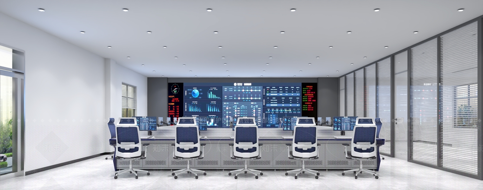 现代办公大厅3D模型下载【ID:1202515701】
