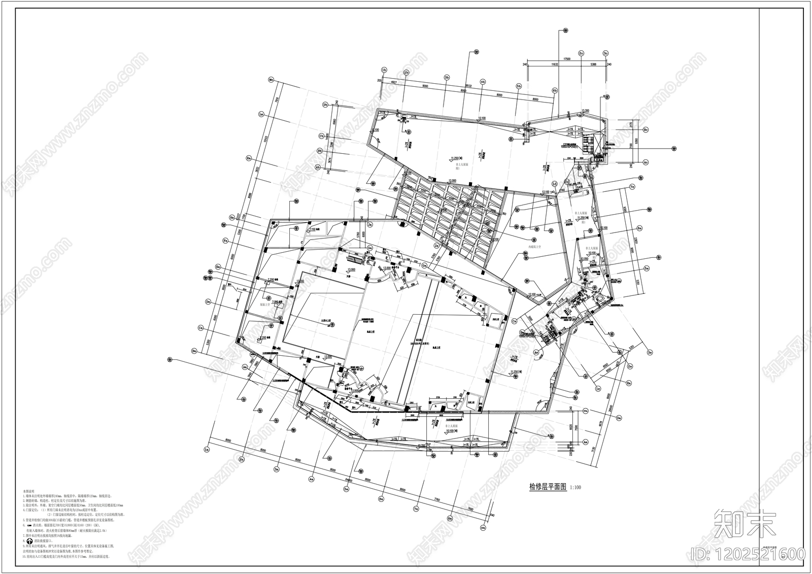 现代其他公共建筑cad施工图下载【ID:1202521600】