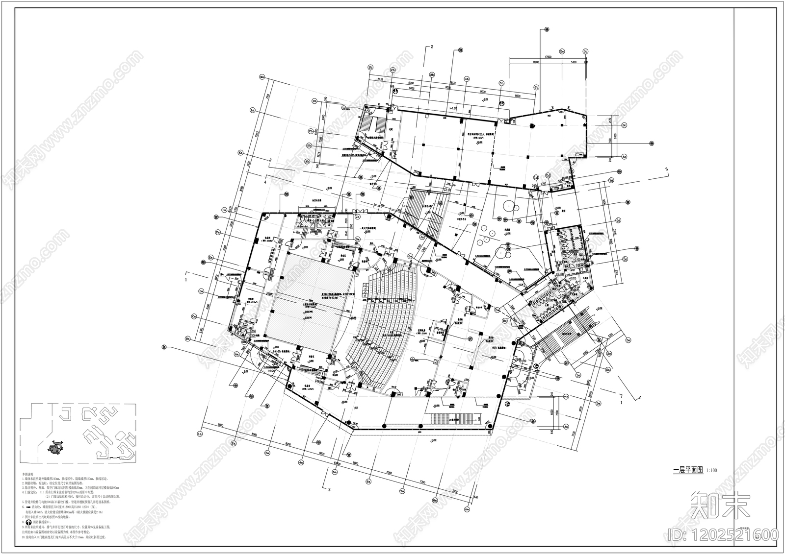 现代其他公共建筑cad施工图下载【ID:1202521600】