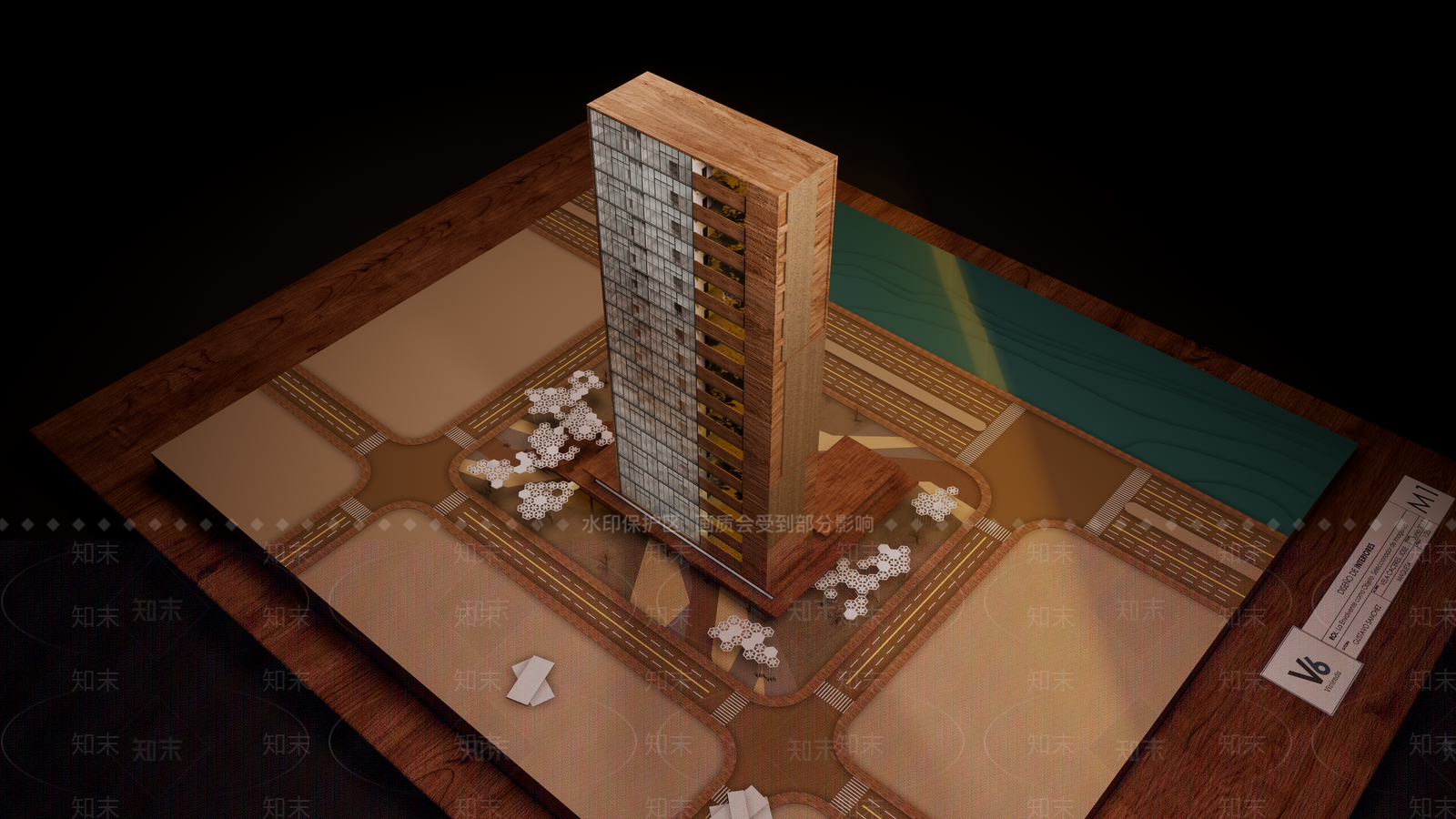 现代高层住宅SU模型下载【ID:1202521821】