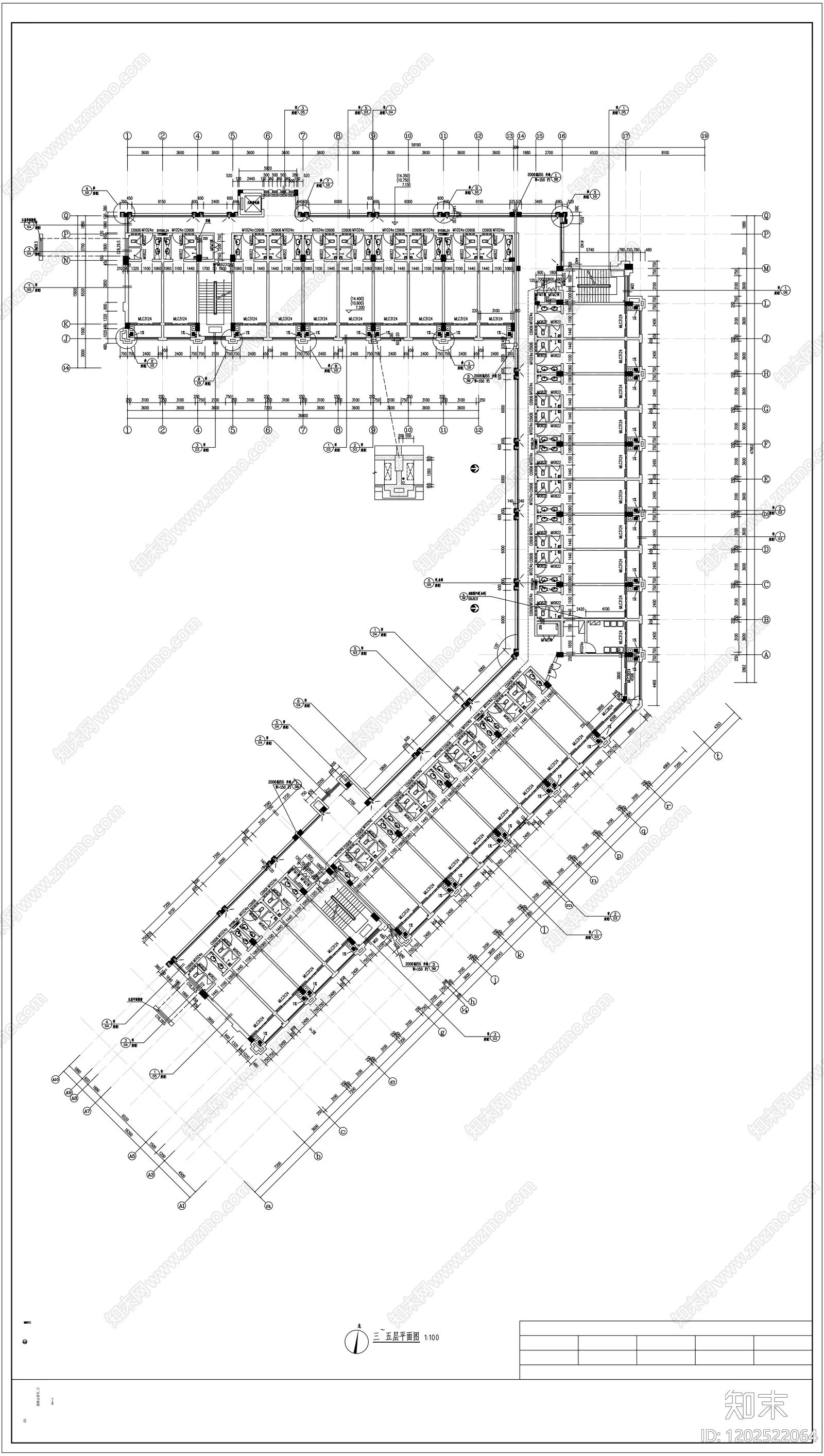 现代其他居住建筑施工图下载【ID:1202522064】