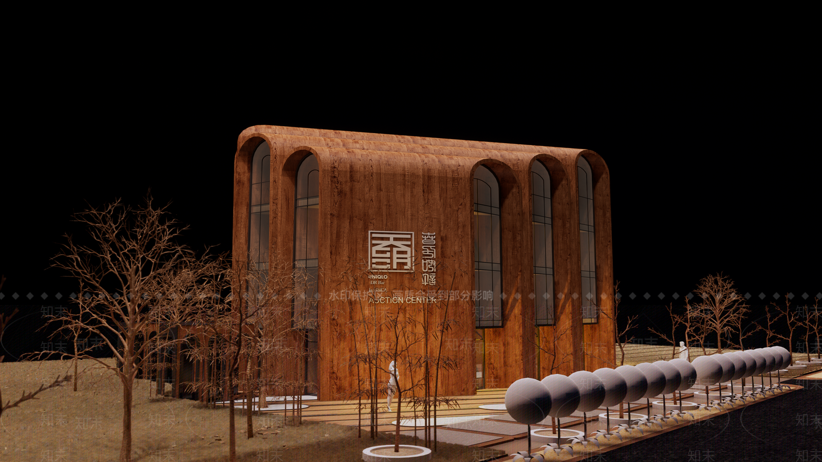 现代其他商业建筑SU模型下载【ID:1202522311】