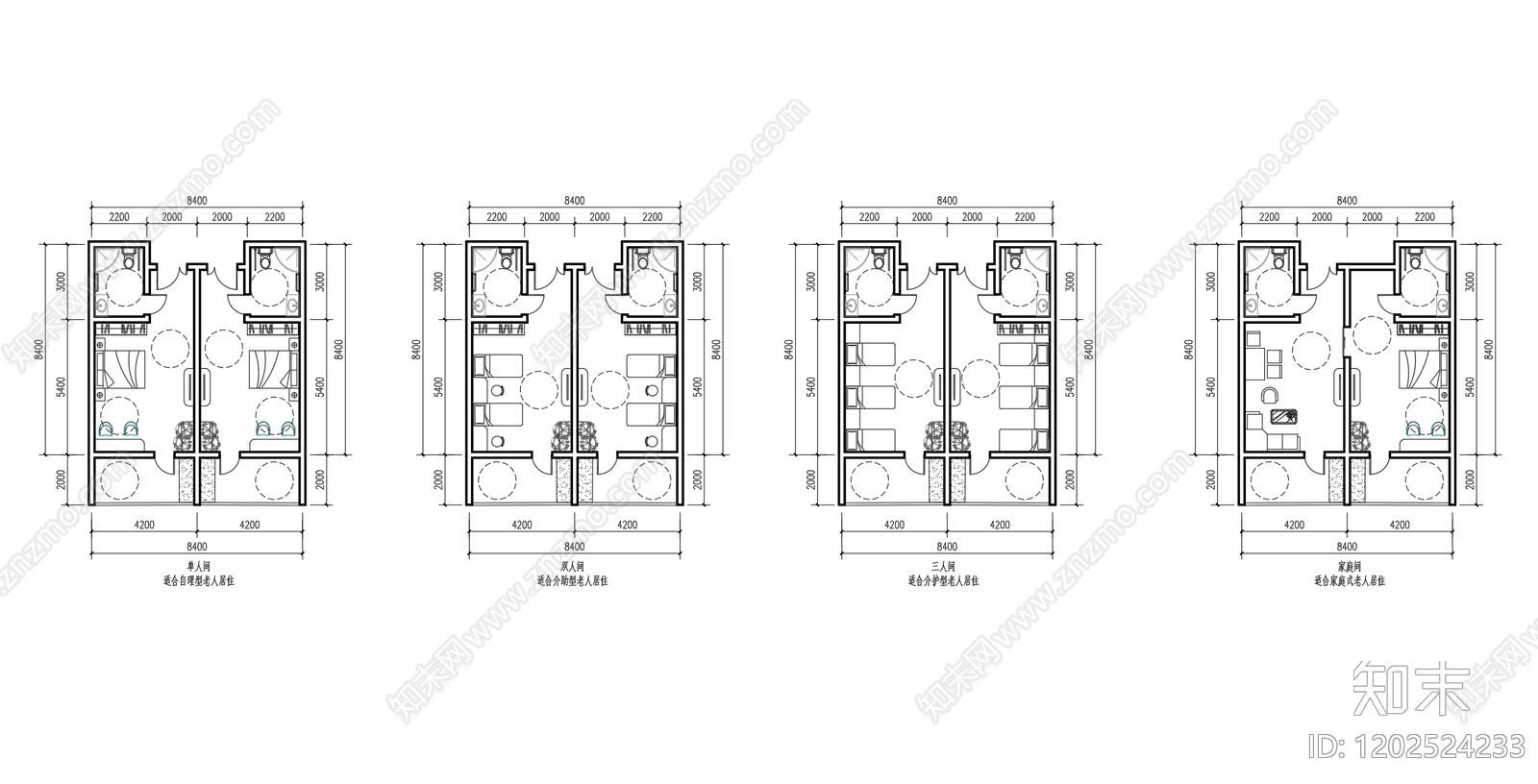 公寓建筑施工图下载【ID:1202524233】