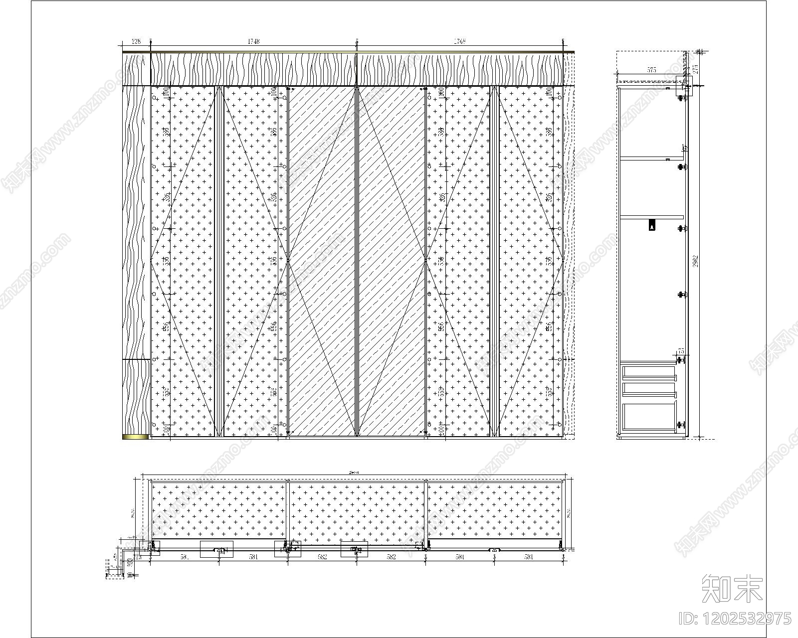 现代极简家具图库施工图下载【ID:1202532975】
