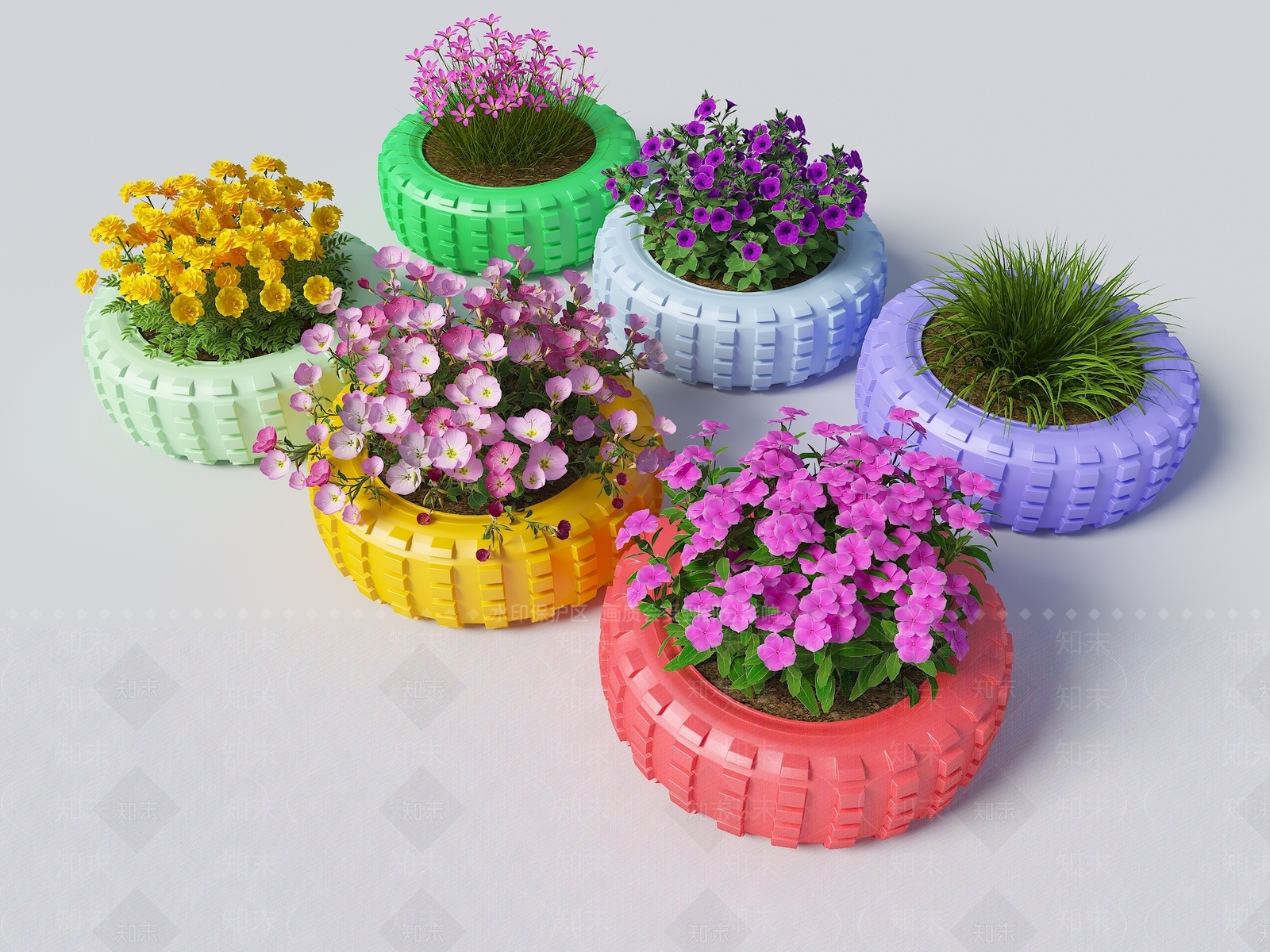 花草SU模型下载【ID:1202578601】