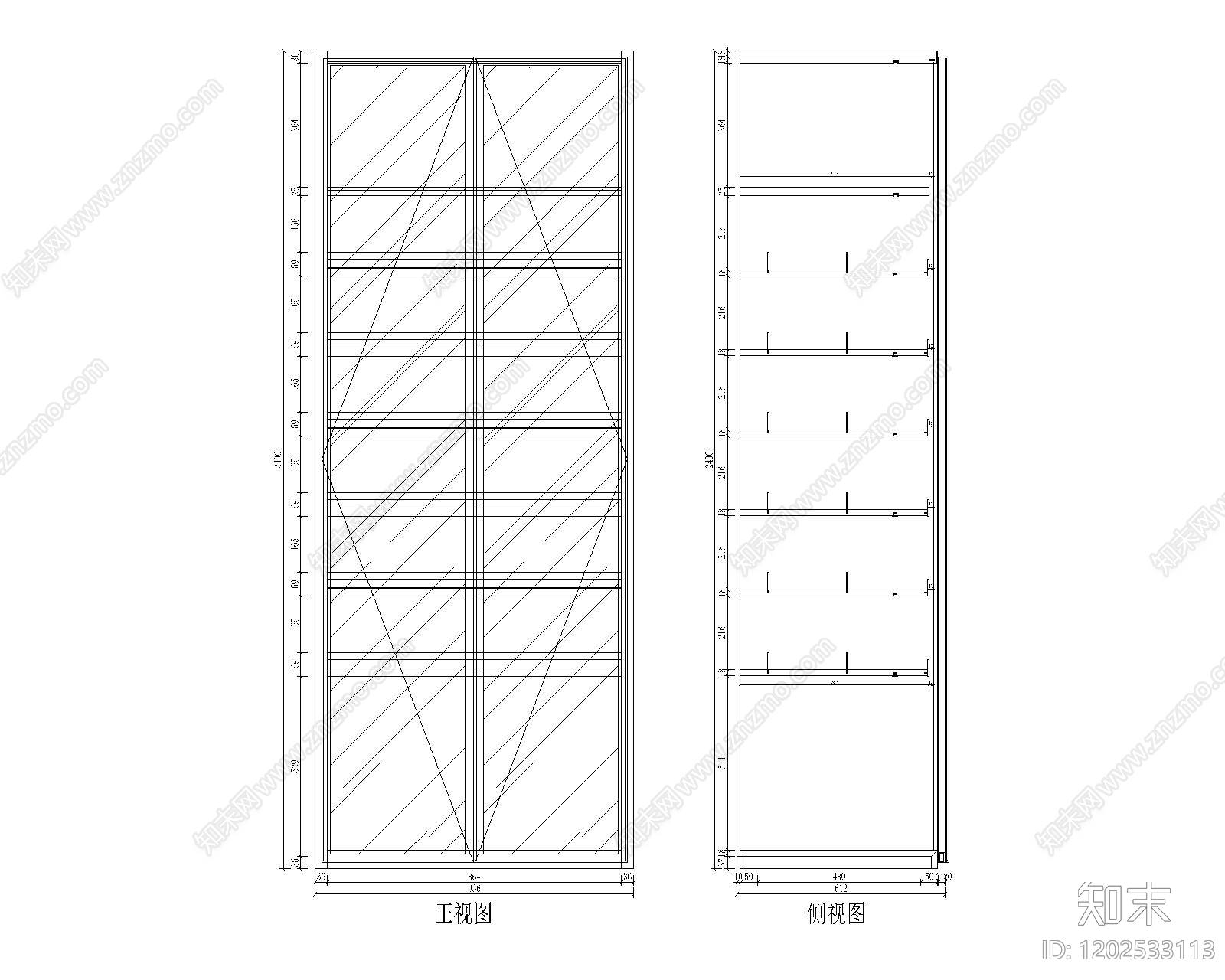 现代极简家具图库施工图下载【ID:1202533113】