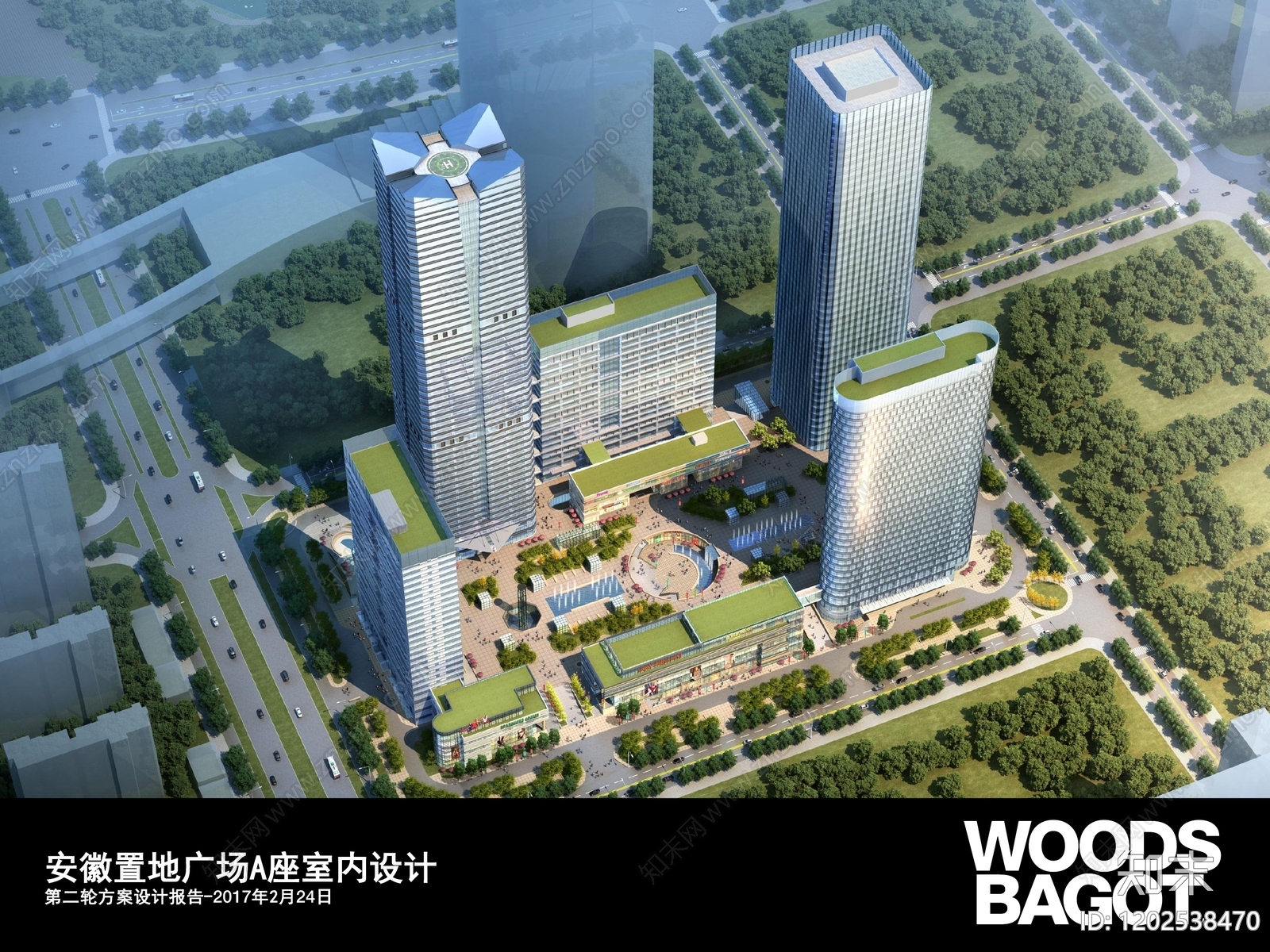 现代整体办公空间施工图下载【ID:1202538470】