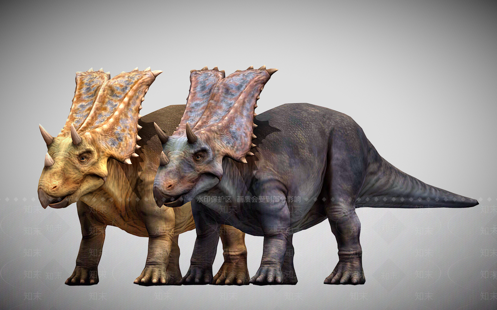 爬行类动物3D模型下载【ID:1202540540】
