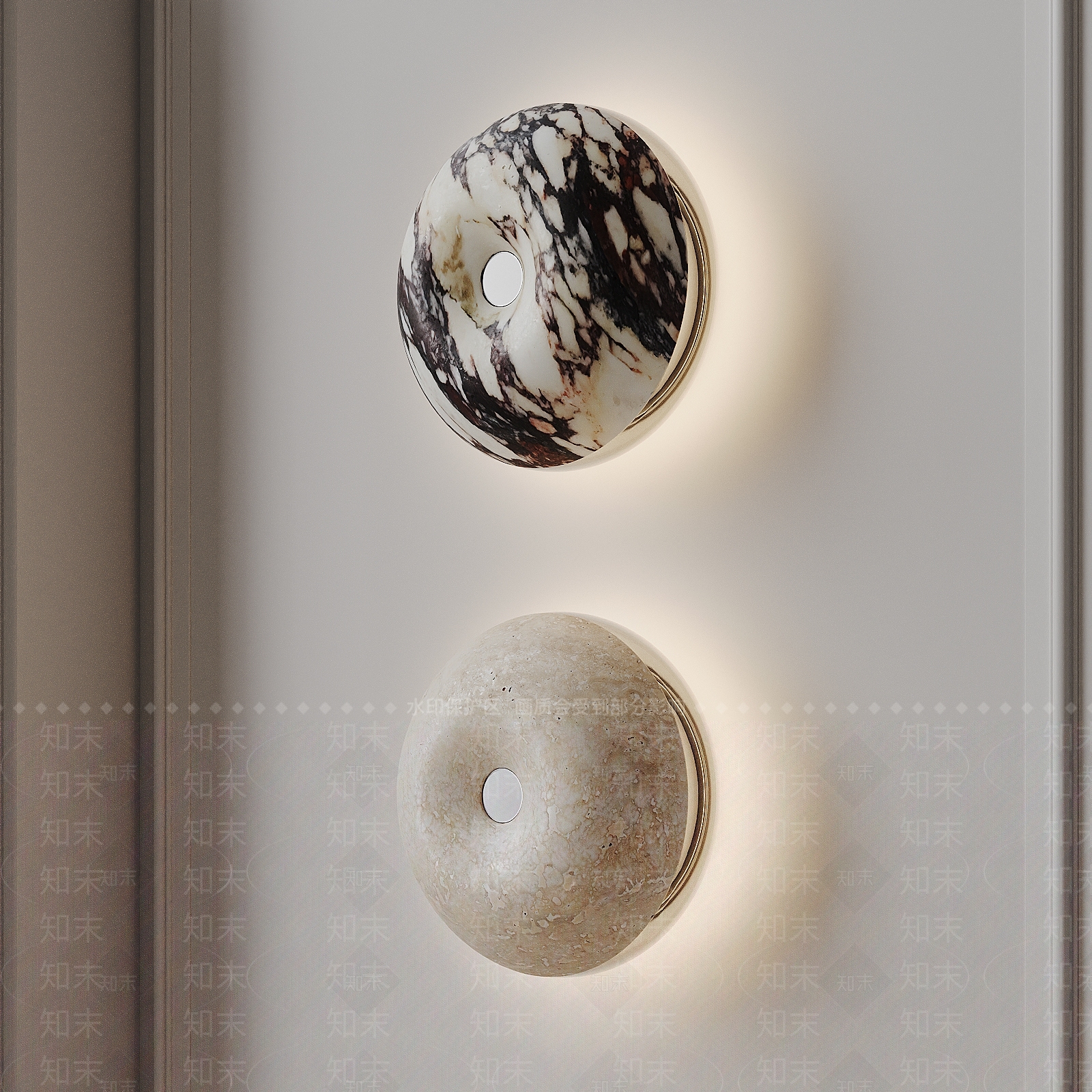 现代法式壁灯SU模型下载【ID:1202542771】