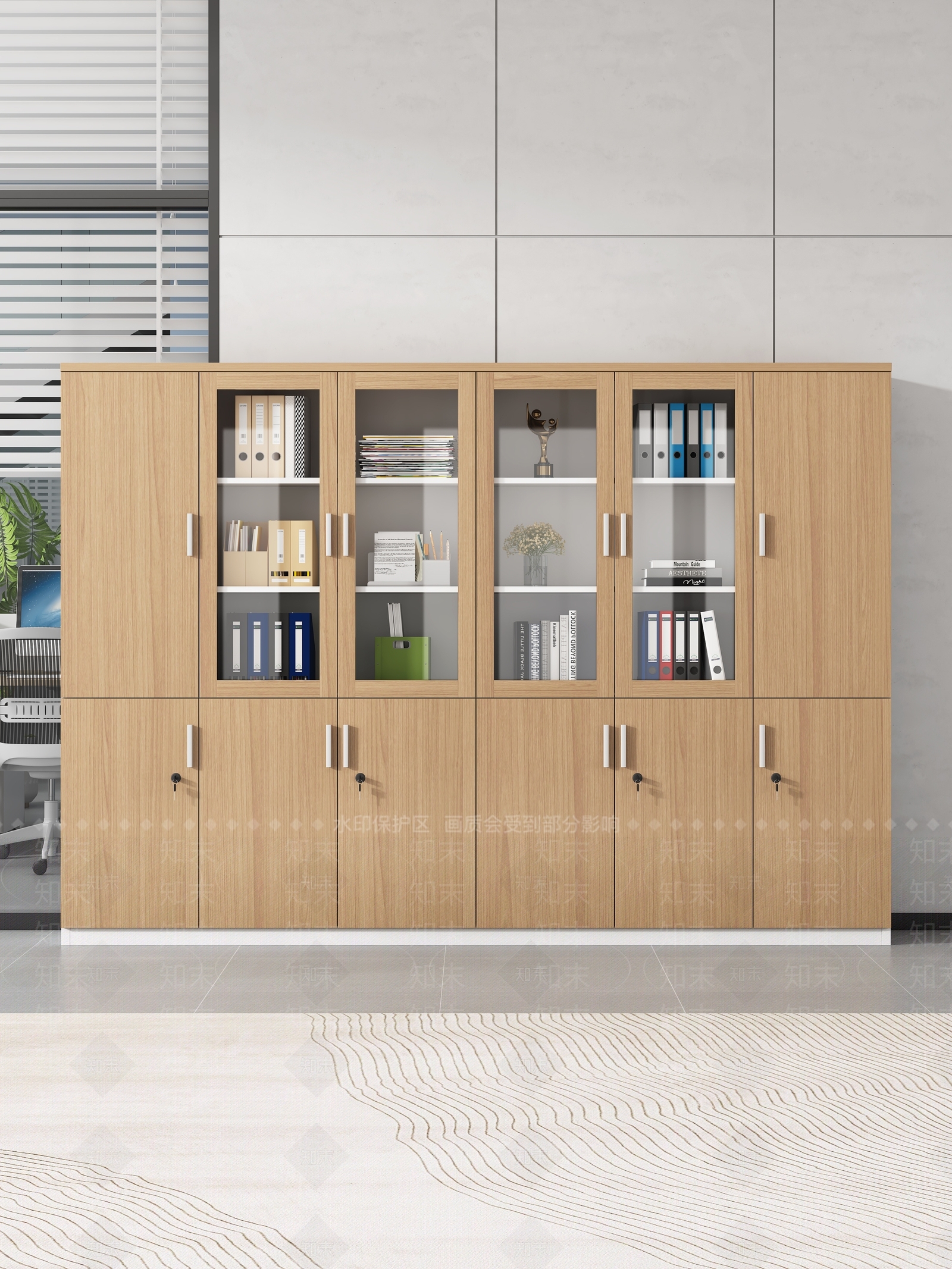 现代办公室3D模型下载【ID:1202545820】