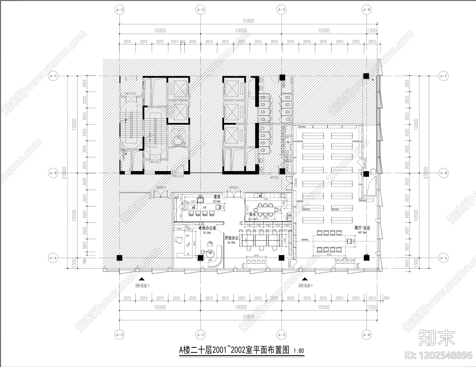 工装平面图施工图下载【ID:1202548896】