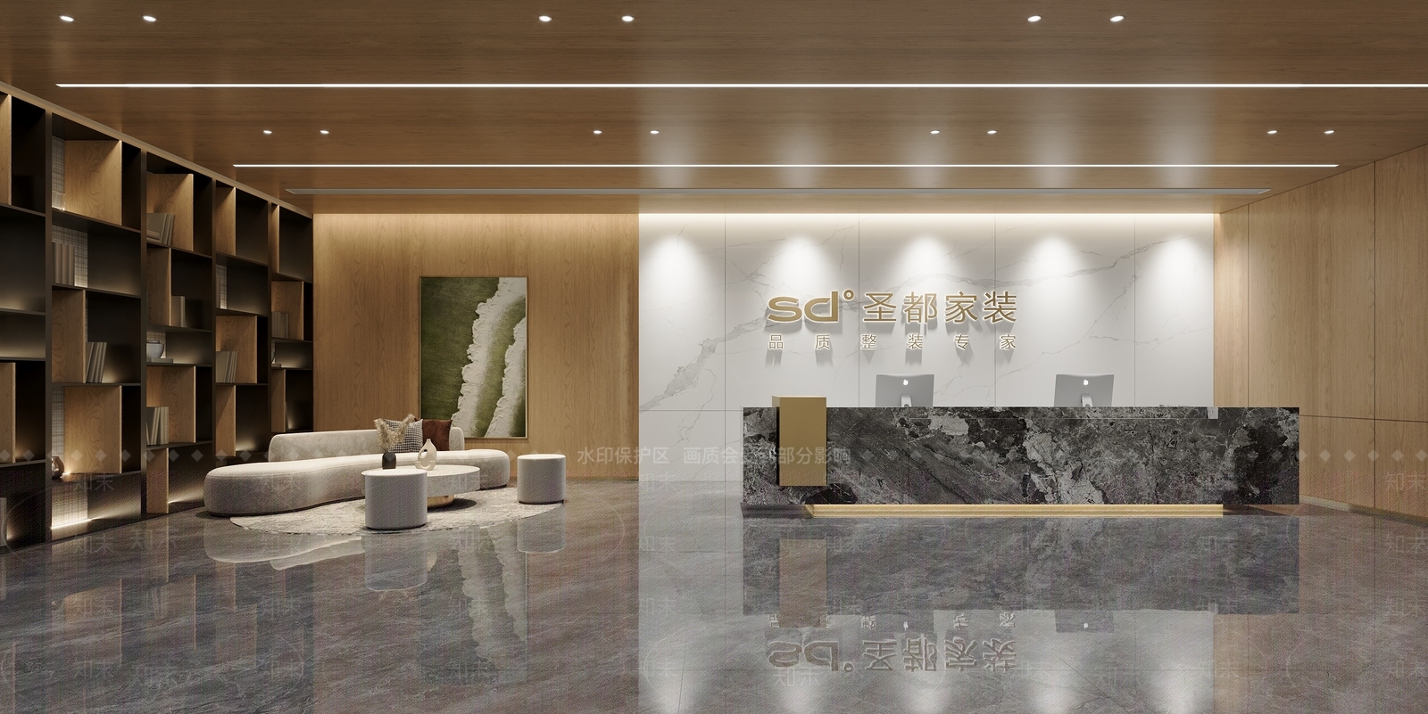 现代大厅3D模型下载【ID:1202549633】
