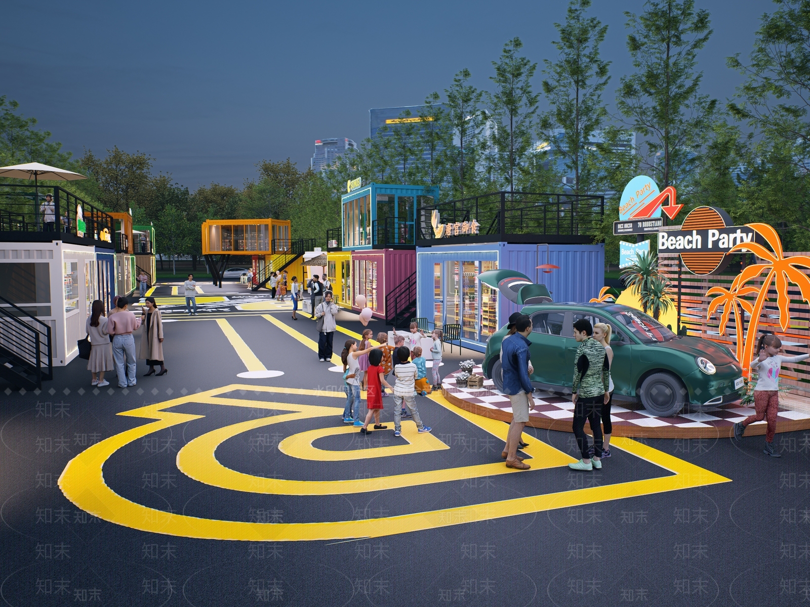 集装箱SU模型下载【ID:1202550376】