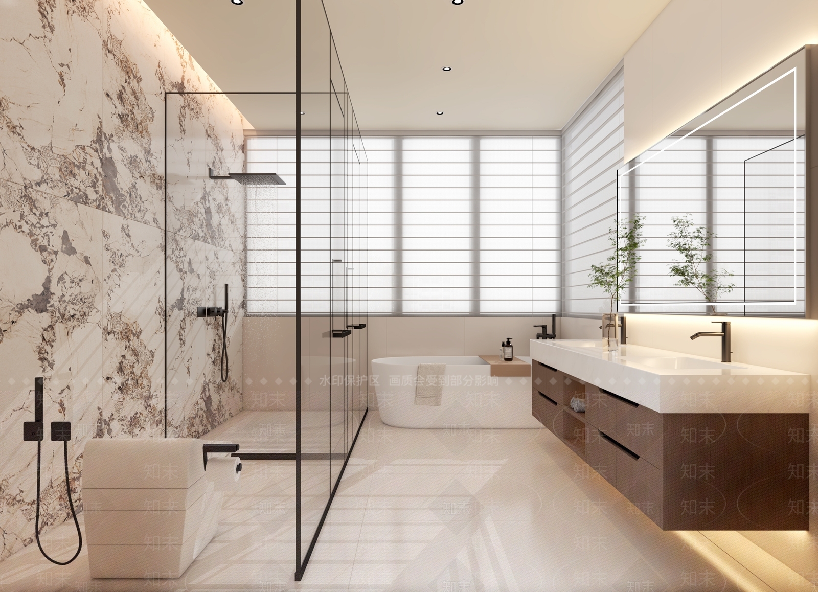 现代意式卫生间3D模型下载【ID:1202556554】