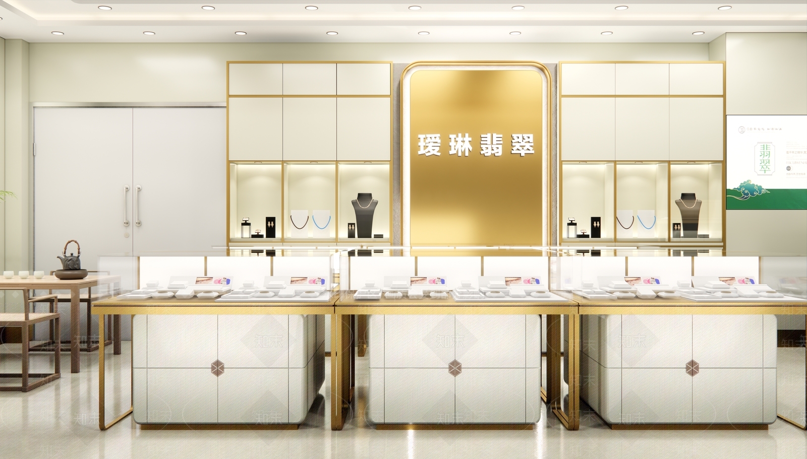 现代其他展台SU模型下载【ID:1222338660】