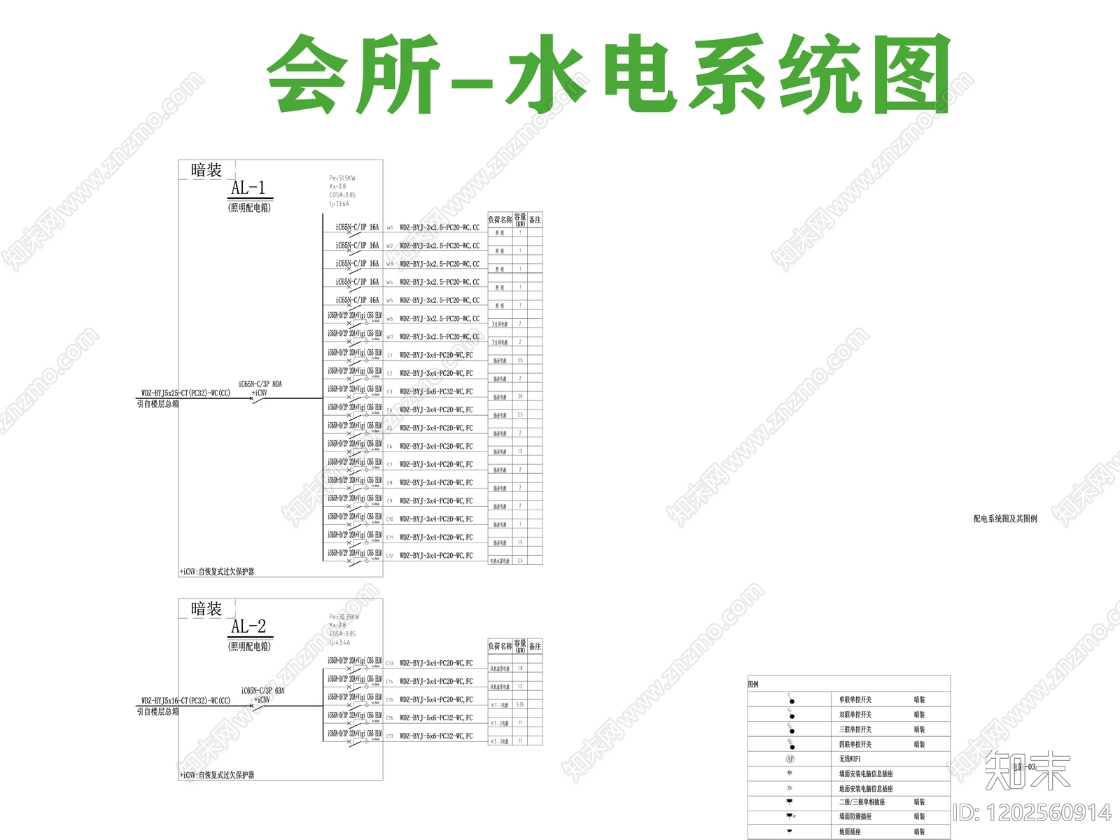 水电图施工图下载【ID:1202560914】