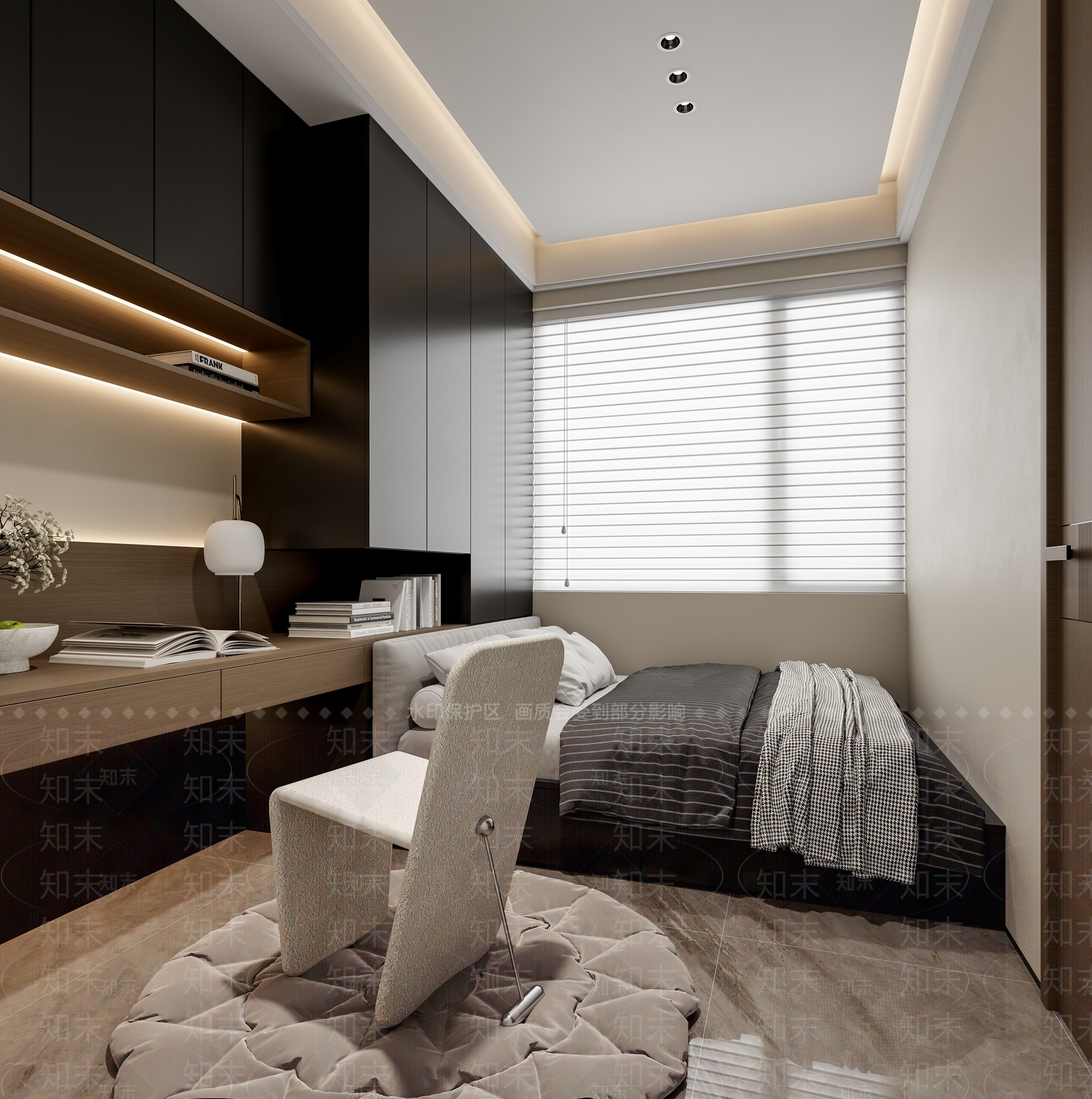 榻榻米卧室次卧3D模型下载【ID:1202564302】