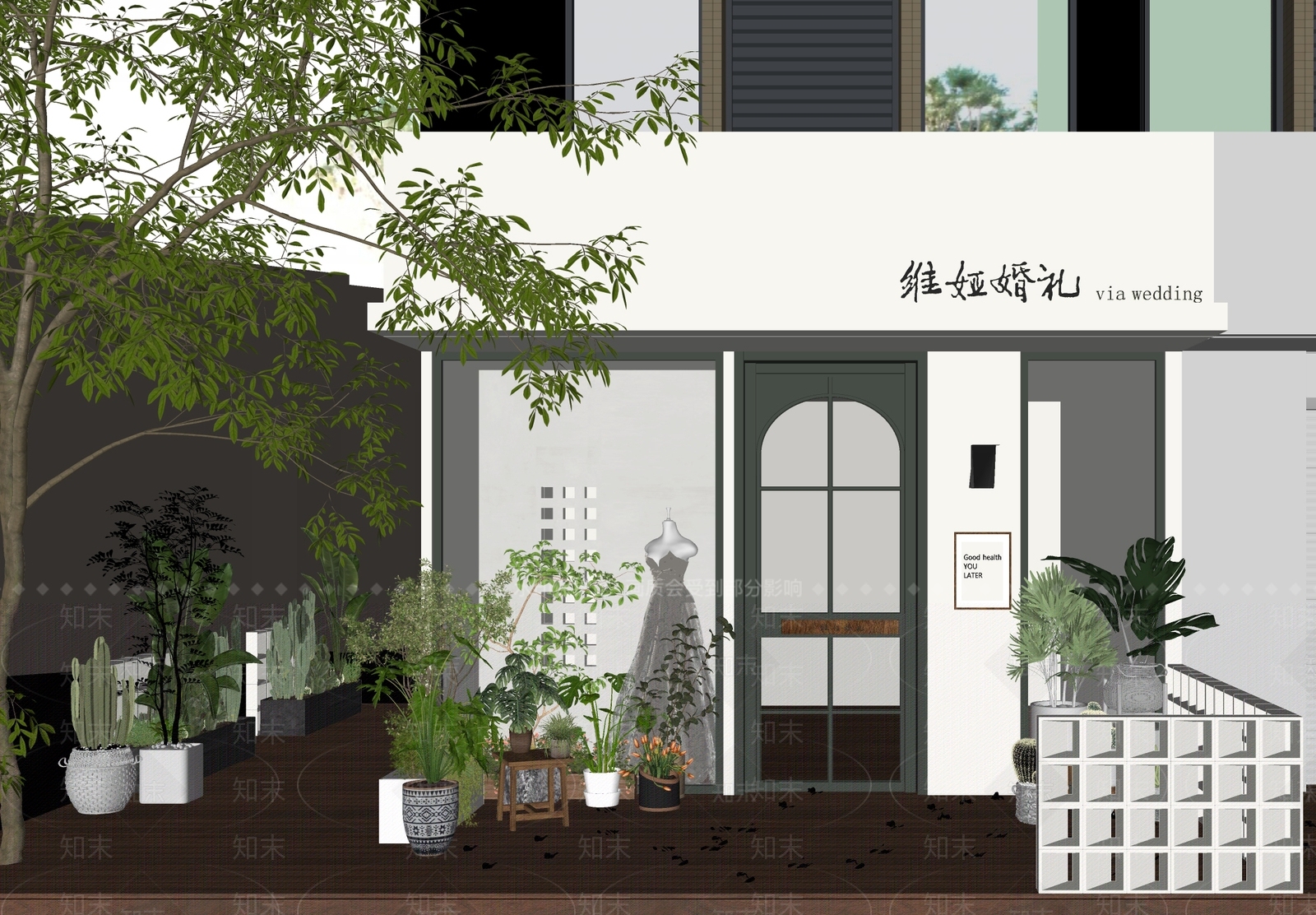 复古门头SU模型下载【ID:1202568996】