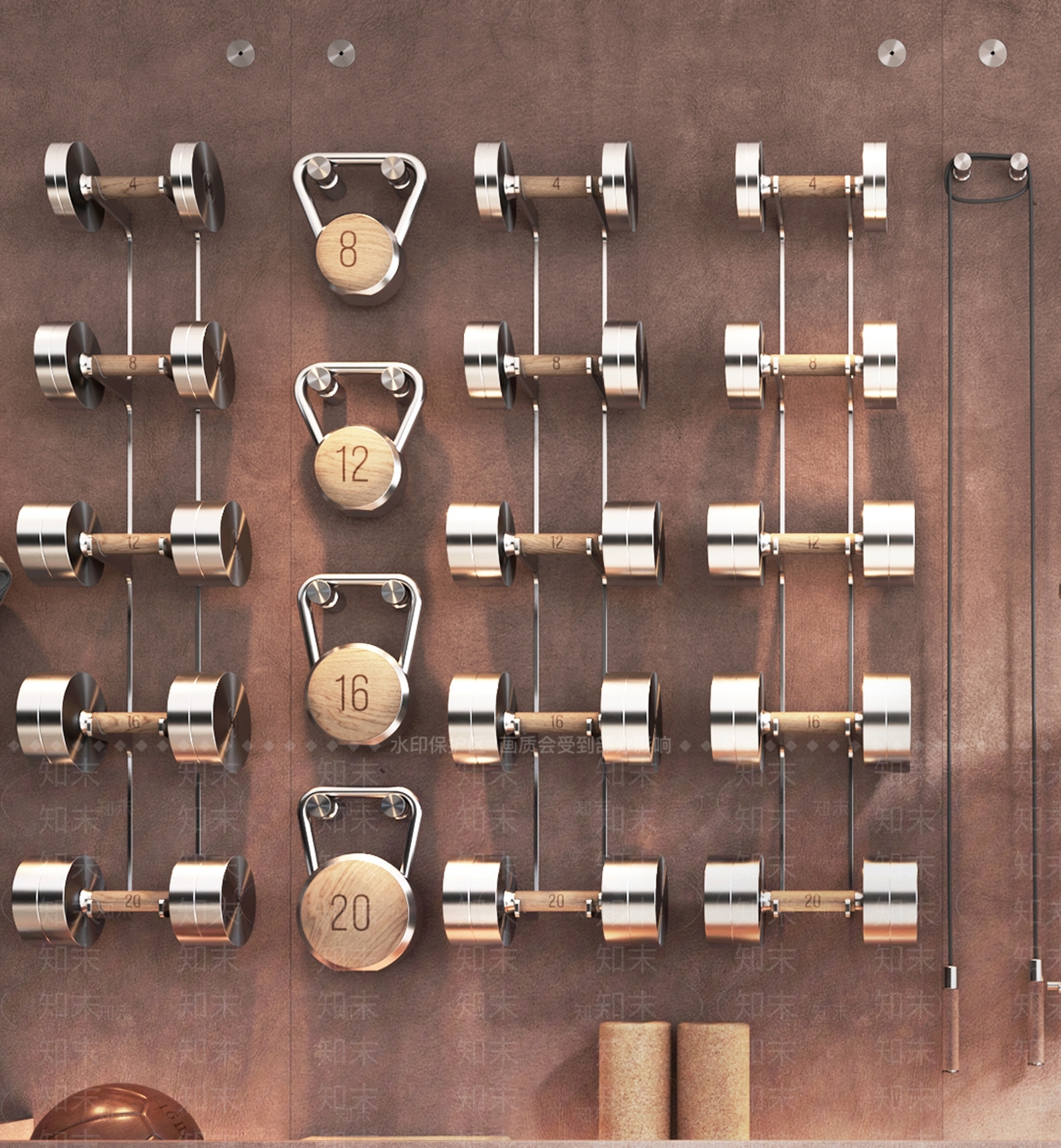 健身器材SU模型下载【ID:1203158028】