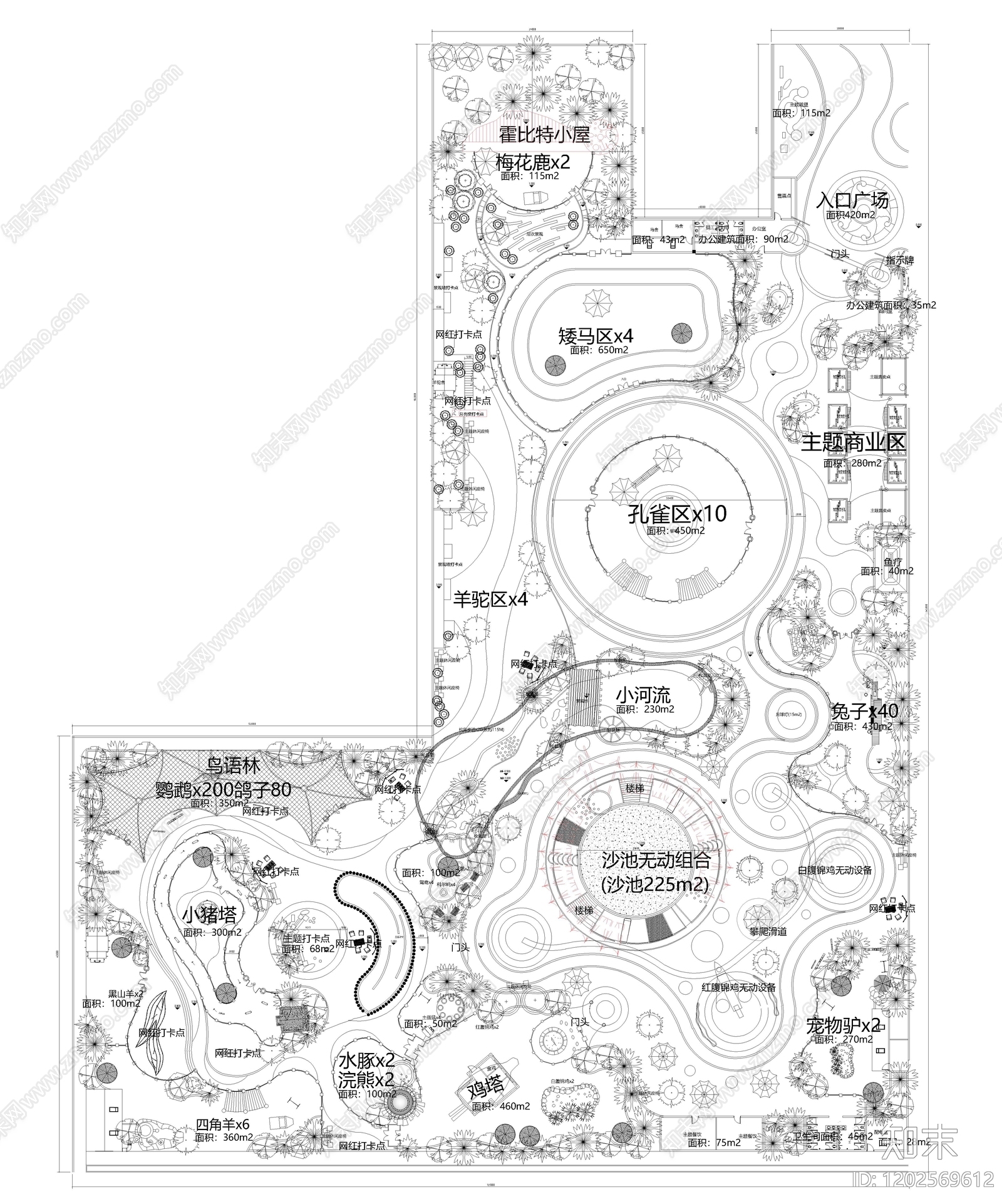 儿童公园施工图下载【ID:1202569612】