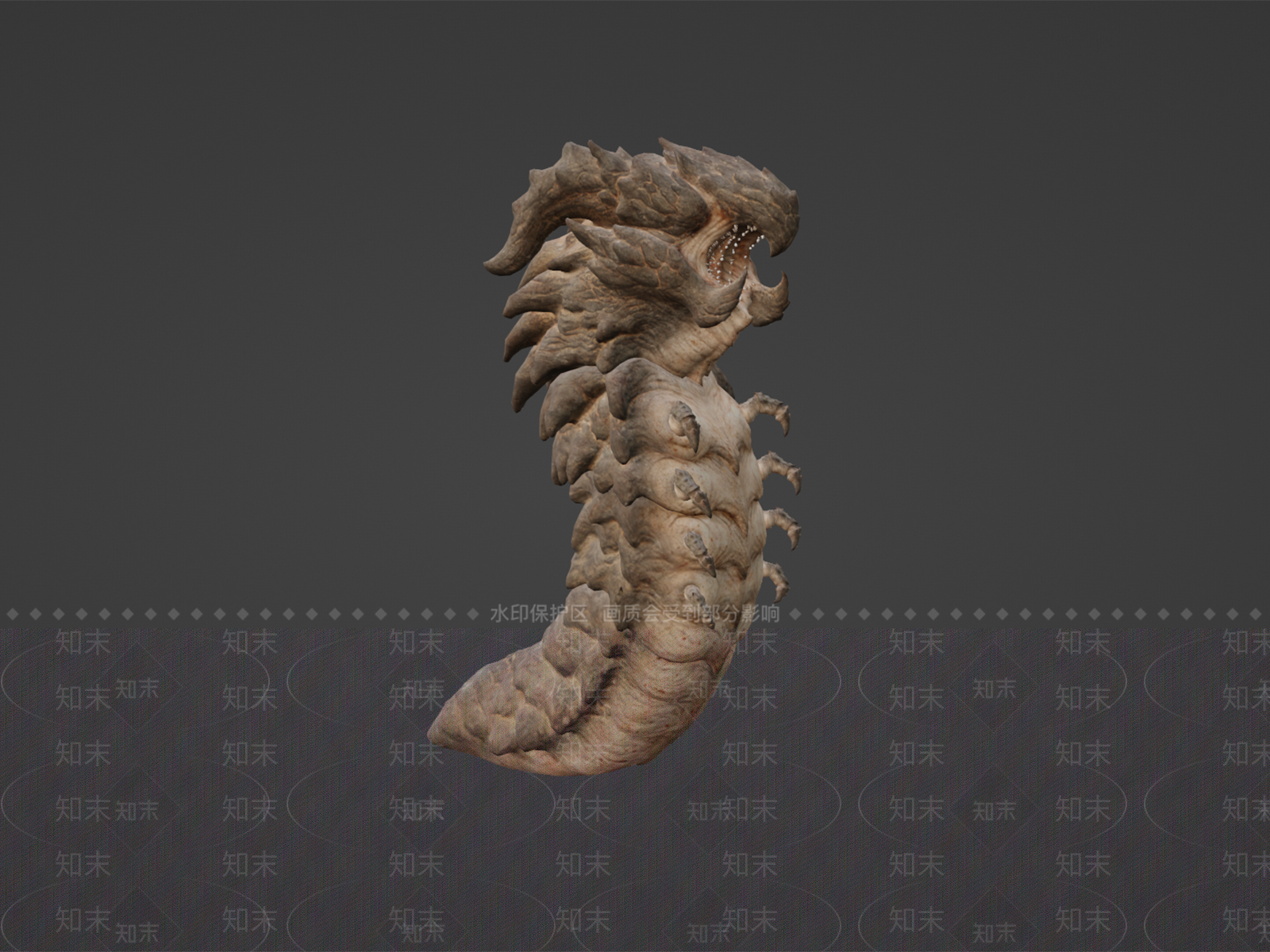 爬行类动物3D模型下载【ID:1202576183】