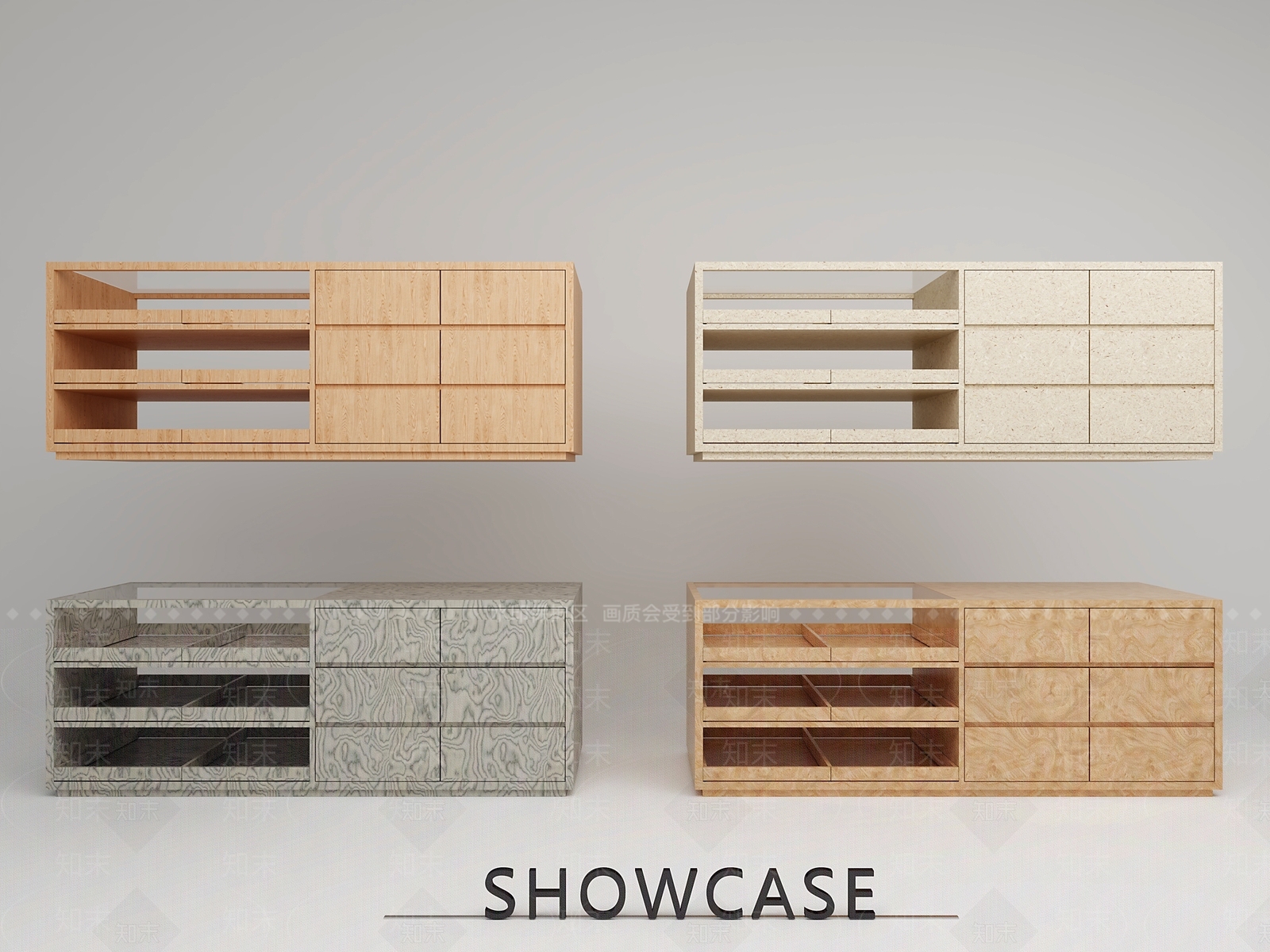 现代首饰柜3D模型下载【ID:1202578714】