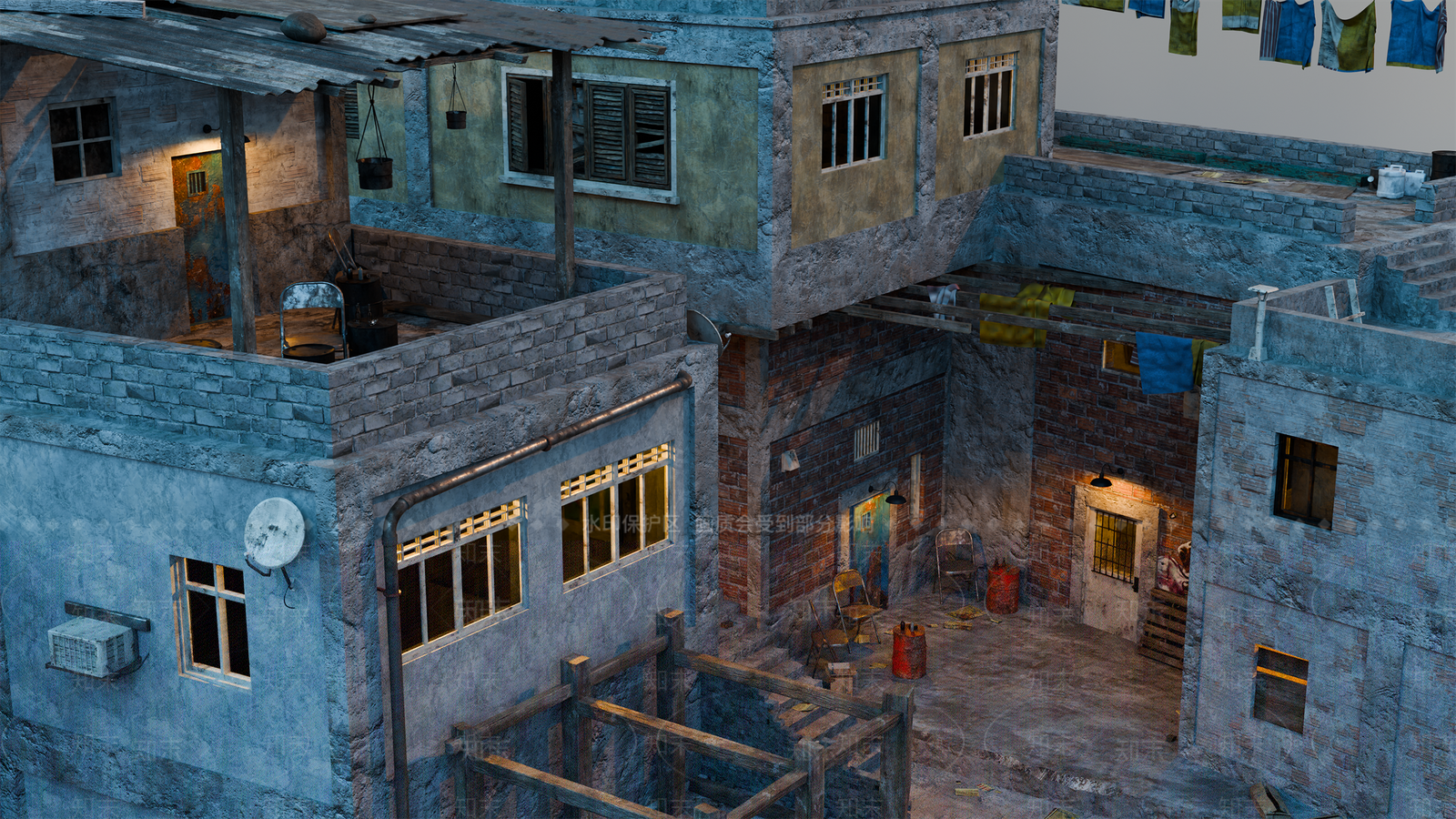 复古风格建筑SU模型下载【ID:1202587713】