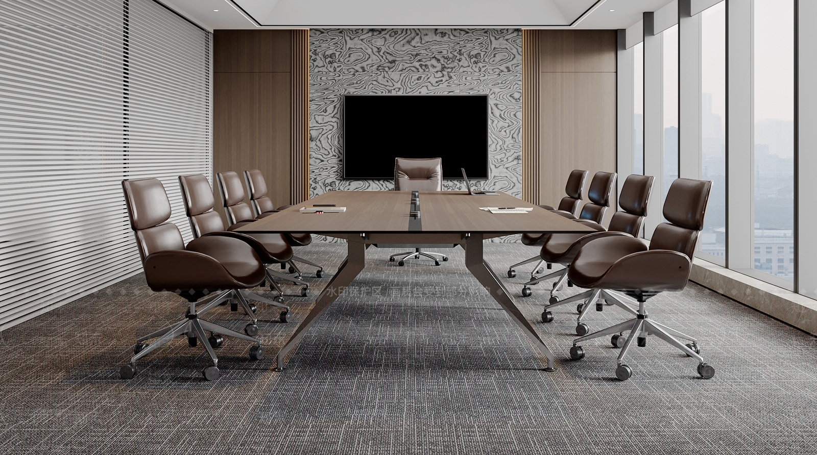 现代办公桌椅3D模型下载【ID:1202589742】