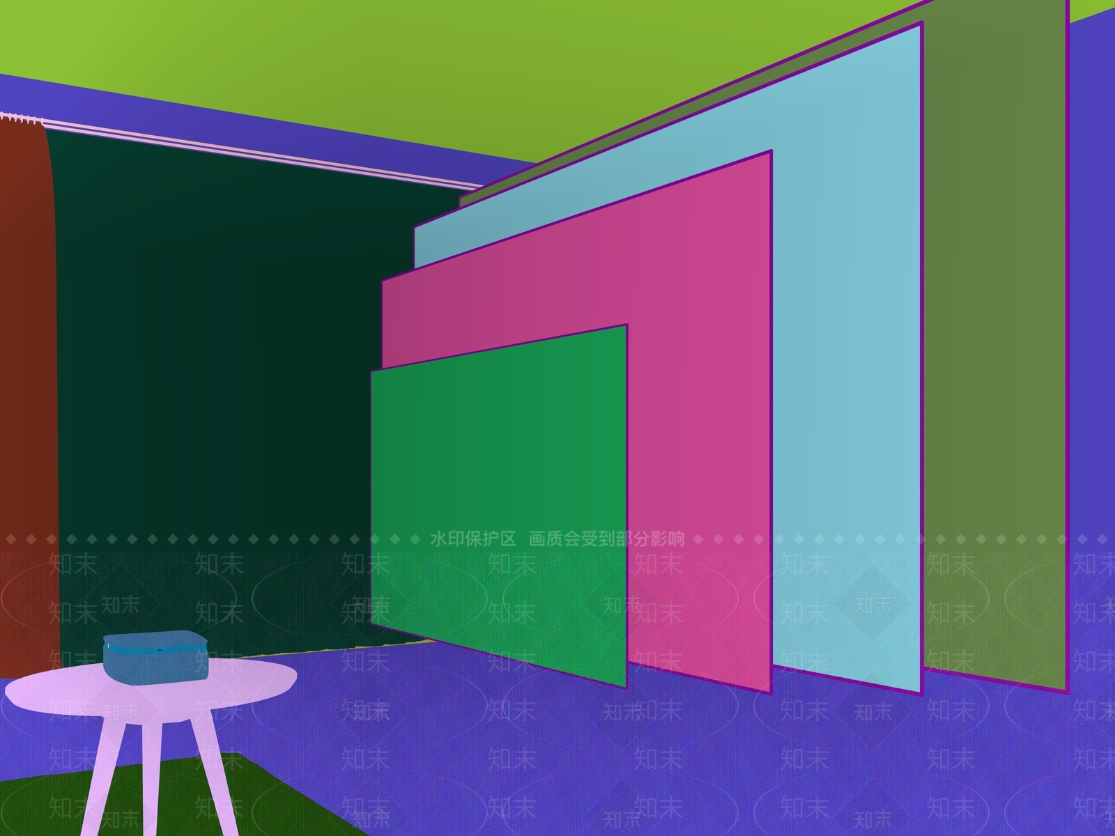投影3D模型下载【ID:1202594861】