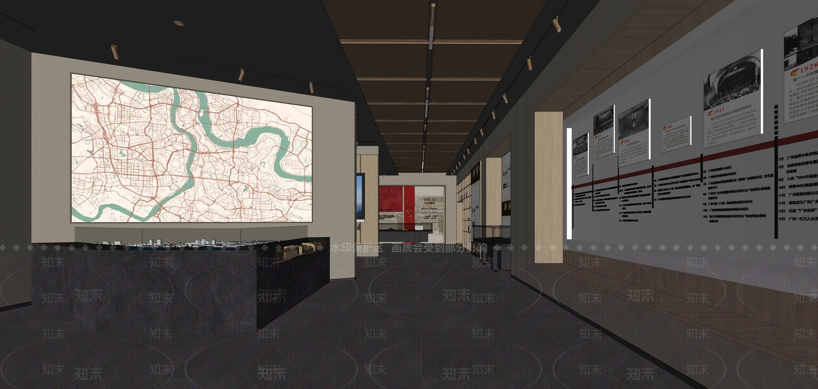 现代其他文化展厅SU模型下载【ID:1202595083】