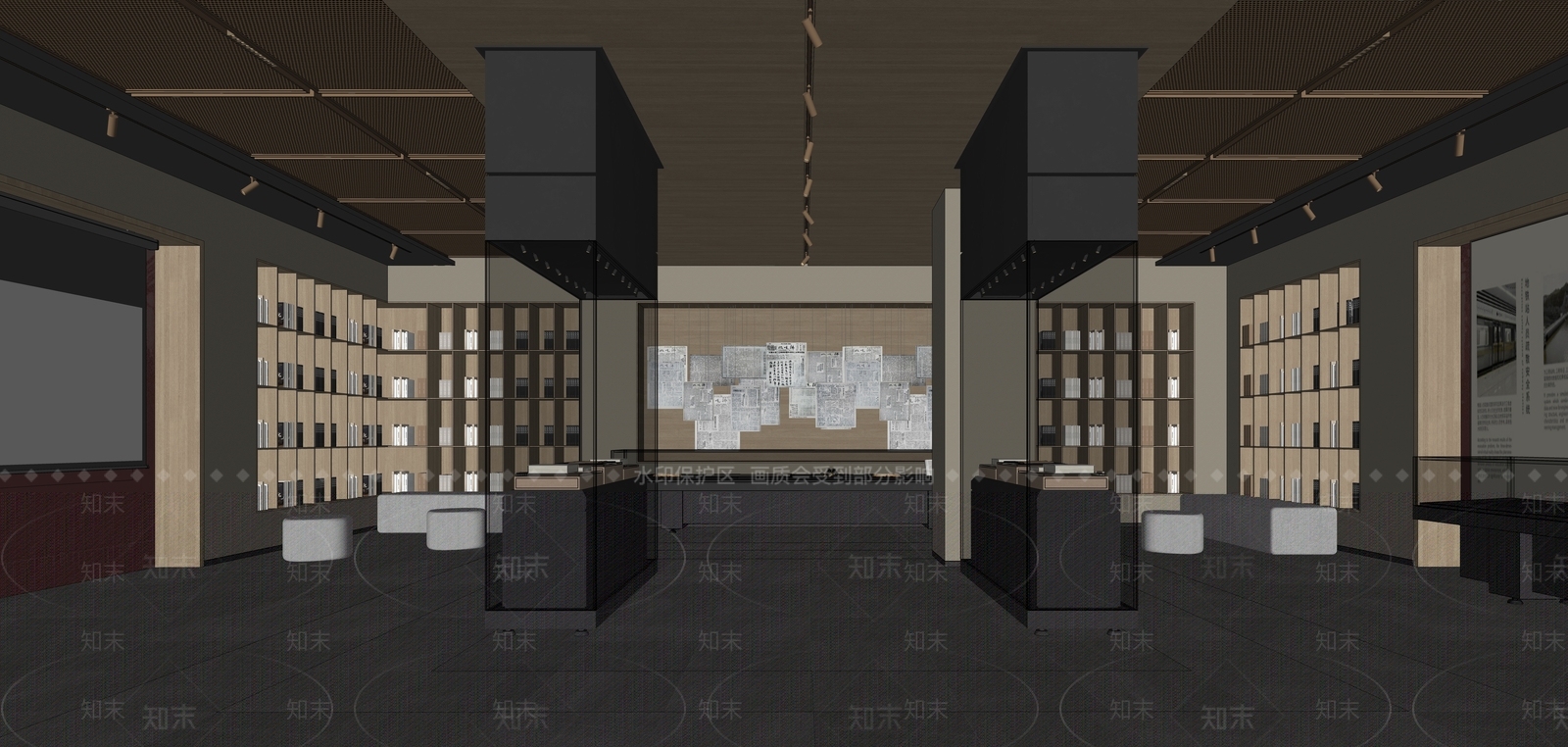 现代其他文化展厅SU模型下载【ID:1202595083】