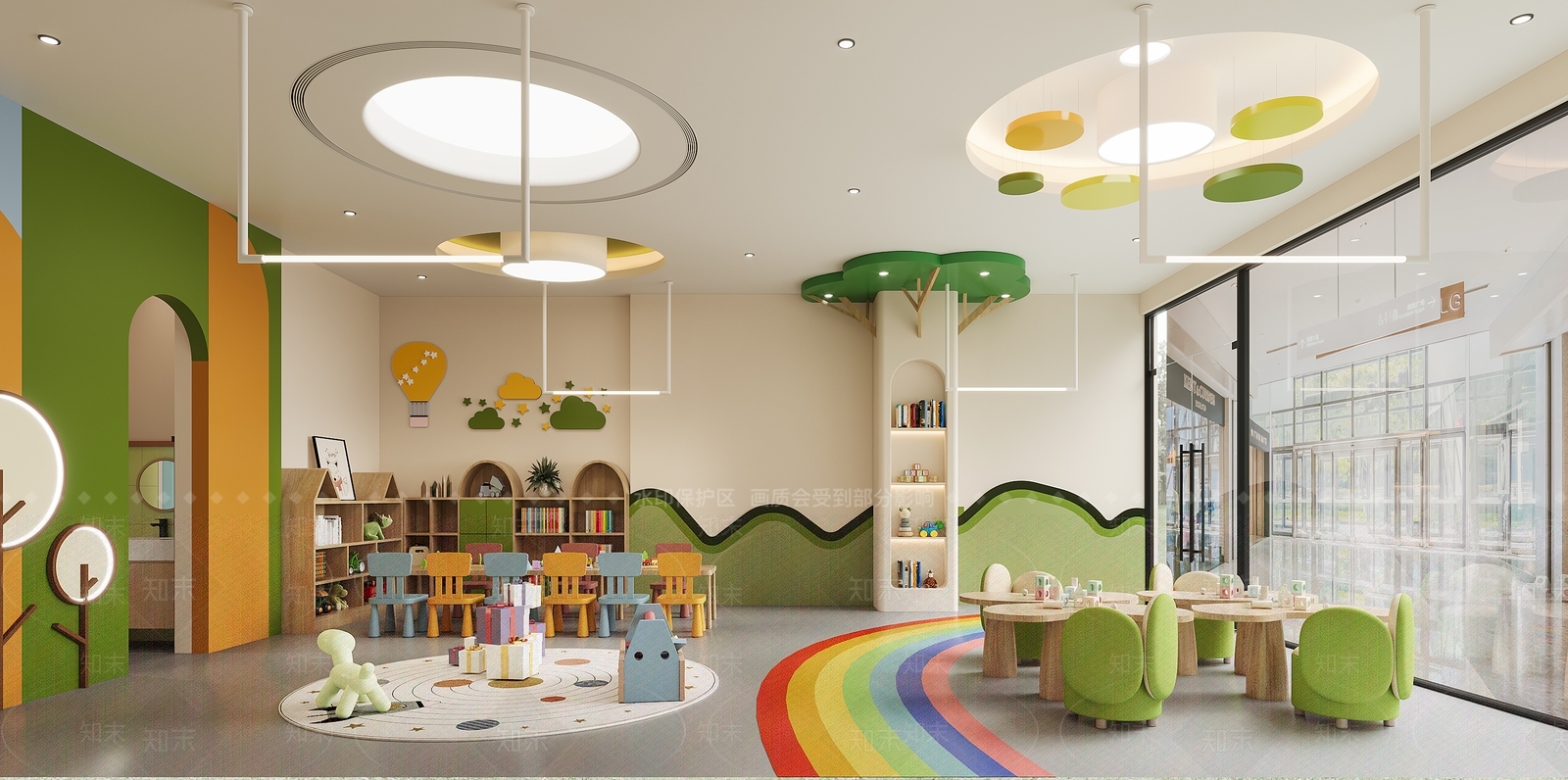 现代幼儿园3D模型下载【ID:1202601502】