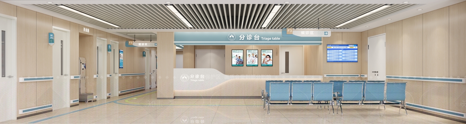 现代轻奢医院SU模型下载【ID:1202602978】