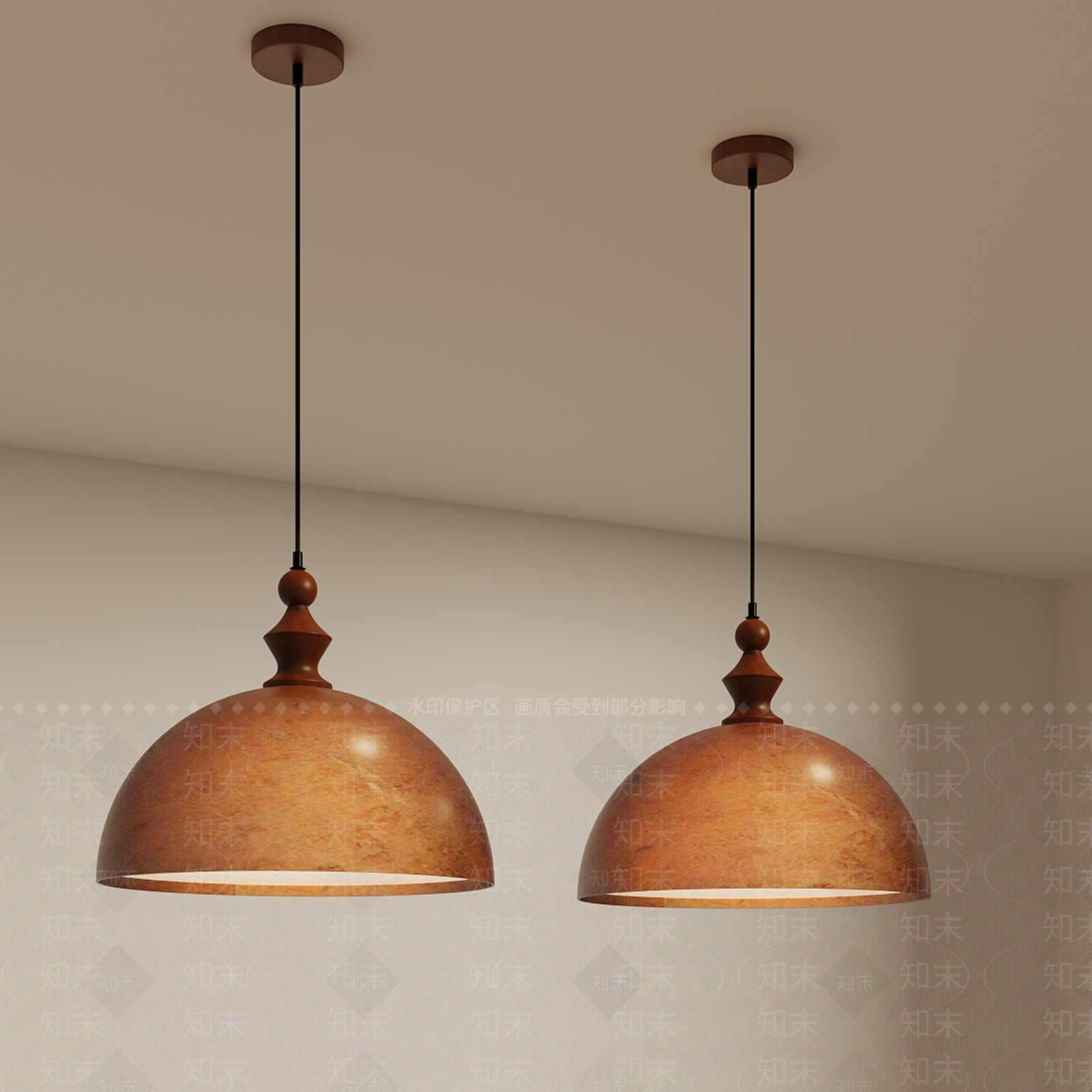 中古法式吊灯3D模型下载【ID:1202604251】