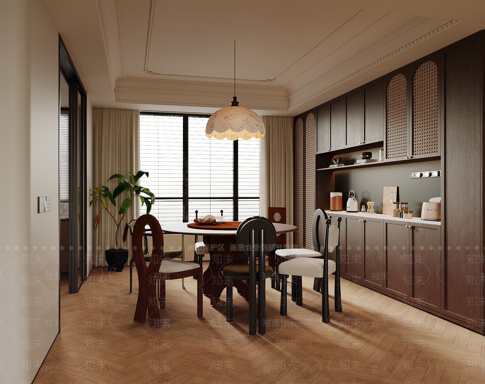 中古餐桌椅3D模型下载【ID:1202605581】