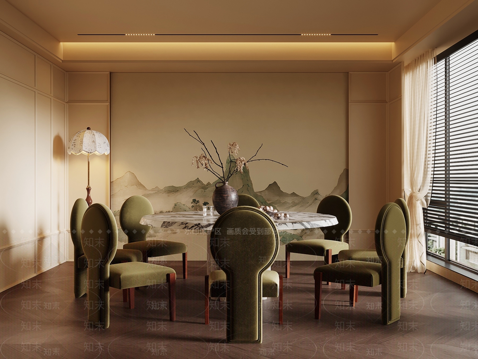 法式包厢3D模型下载【ID:1202605598】