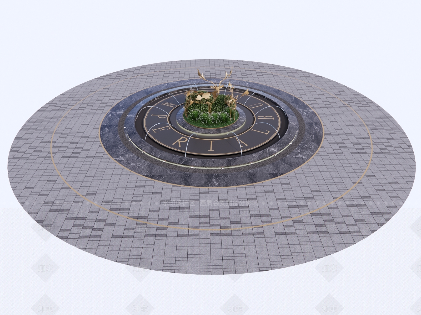 现代其他景观小品SU模型下载【ID:1202605917】