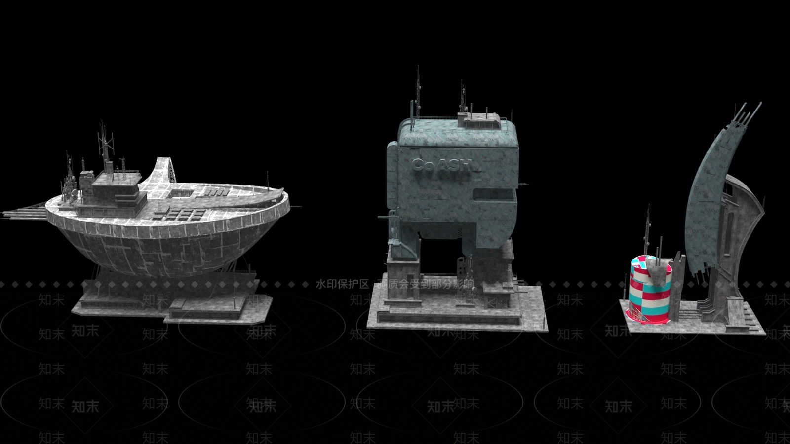 现代风格建筑SU模型下载【ID:1202615406】