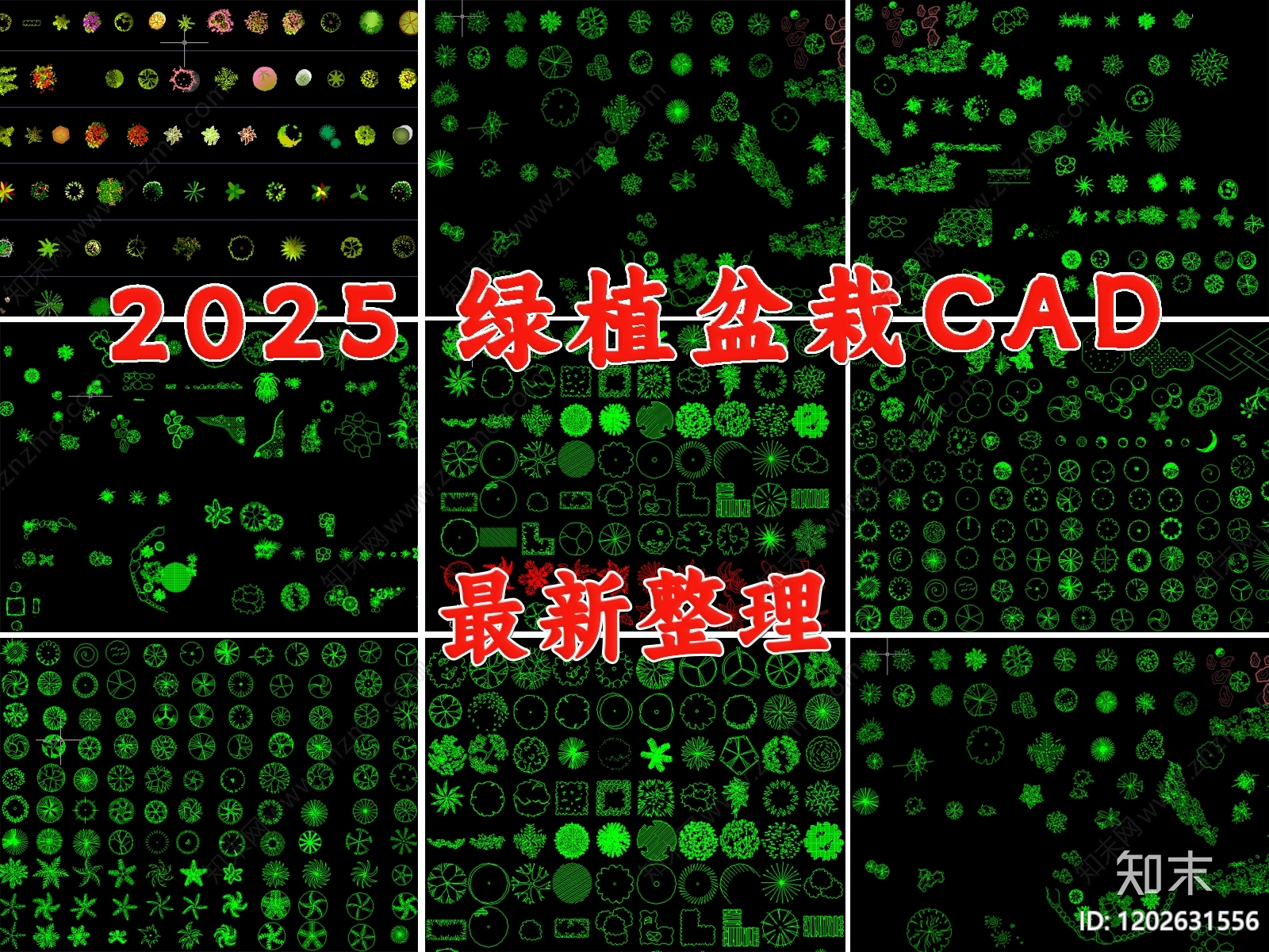 现代绿植施工图下载【ID:1202631556】