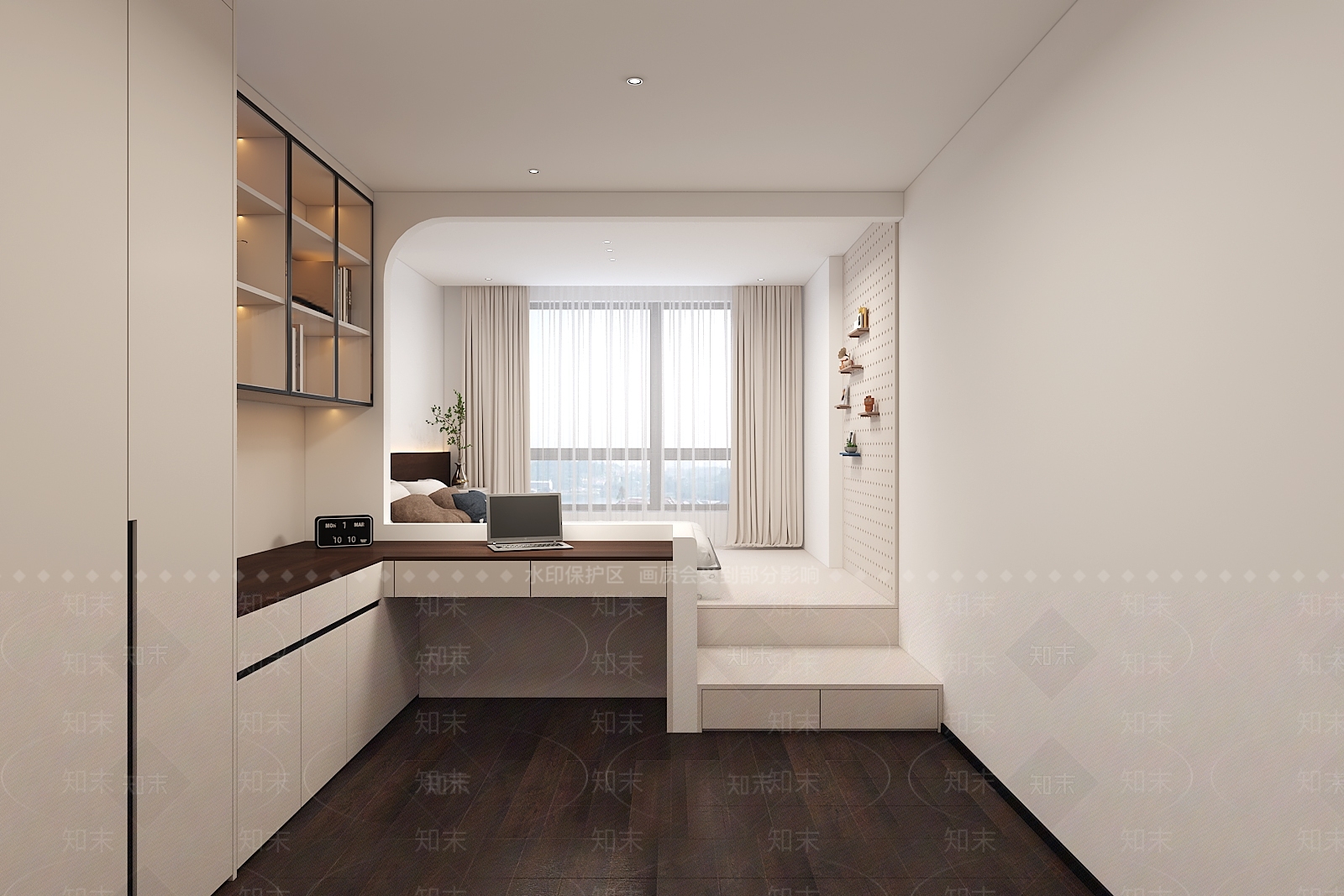 现代简约通用儿童房3D模型下载【ID:1202721153】