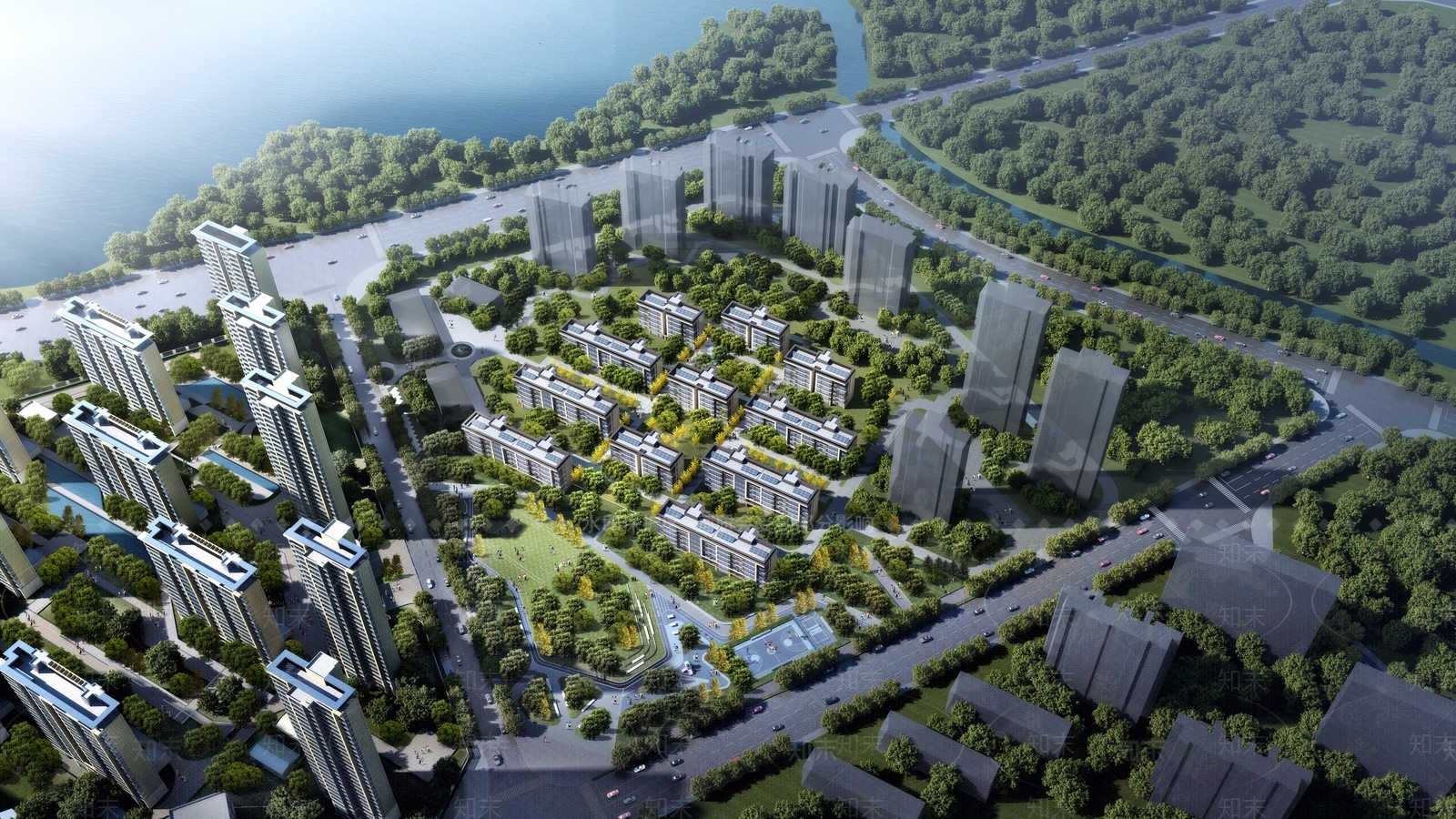 现代多层住宅SU模型下载【ID:1202632421】