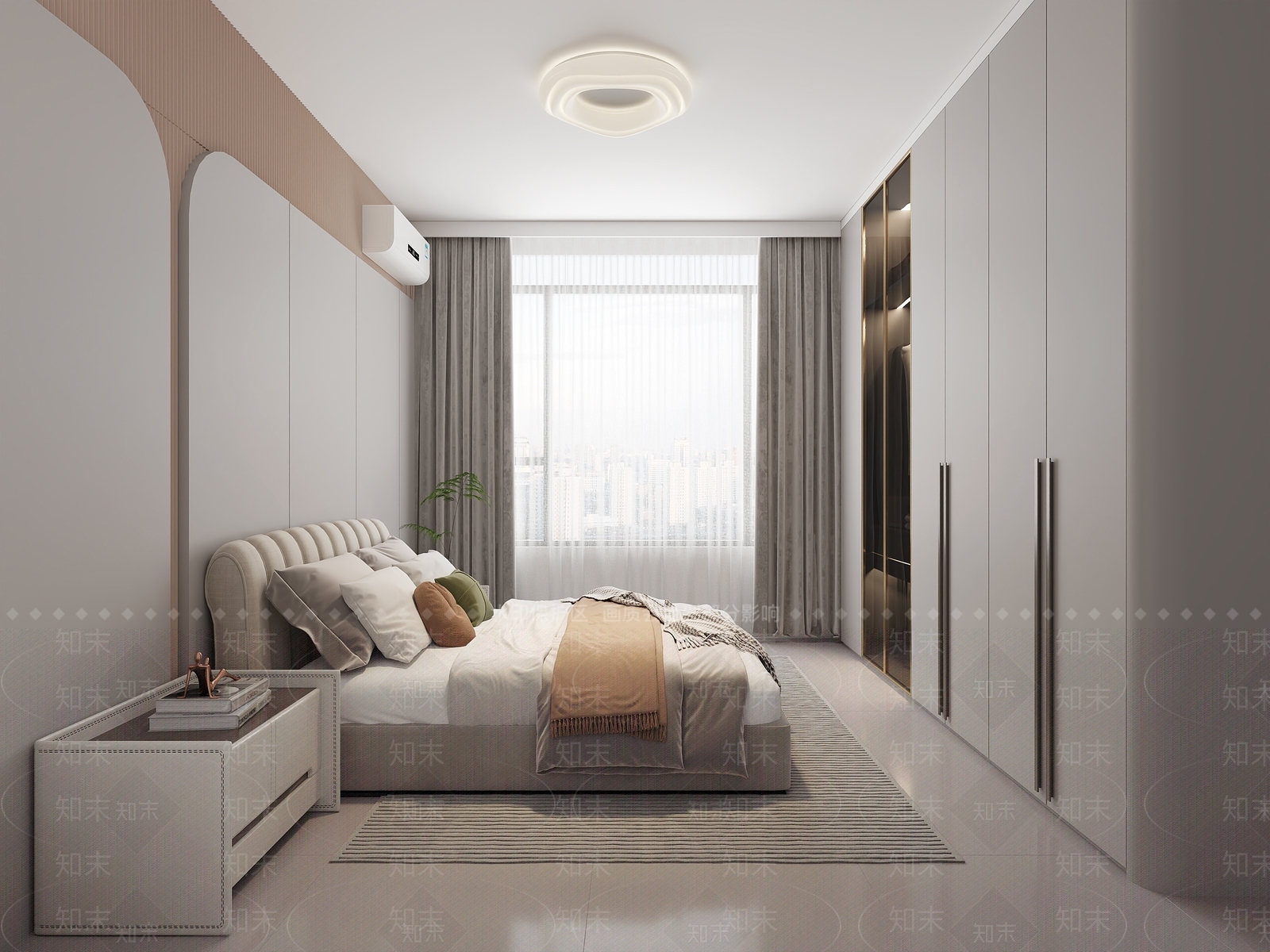 现代家居卧室3D模型下载【ID:1202634477】